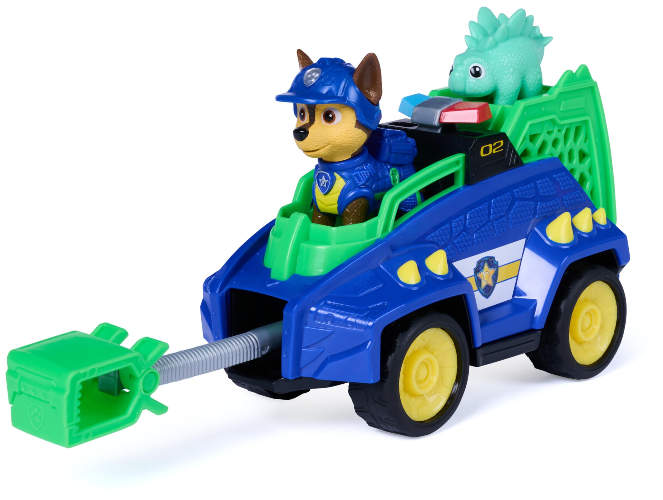 Paw Patrol Chase Dino Rescue Cruiser Toy Car Vehicle - Ages 3+ 7