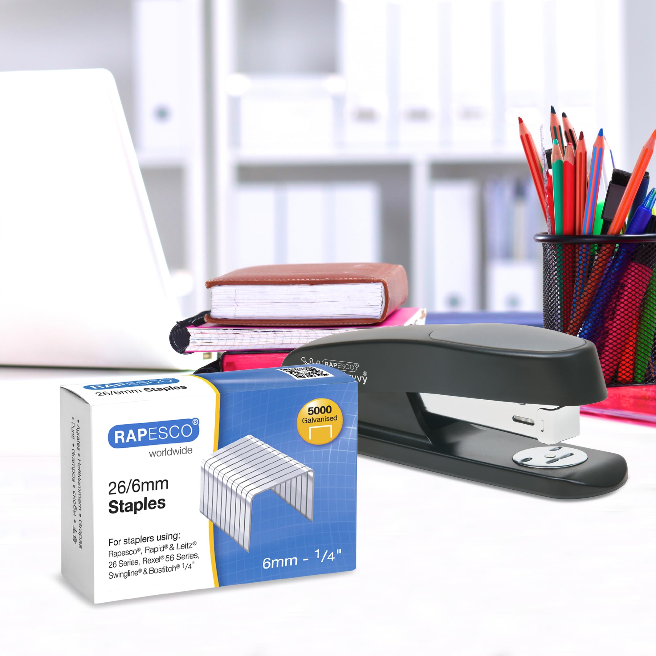 RAPESCO 1735 Staples Business Pack - 26/6mm (No.56) Galvanised Steel, 30000 Count 2