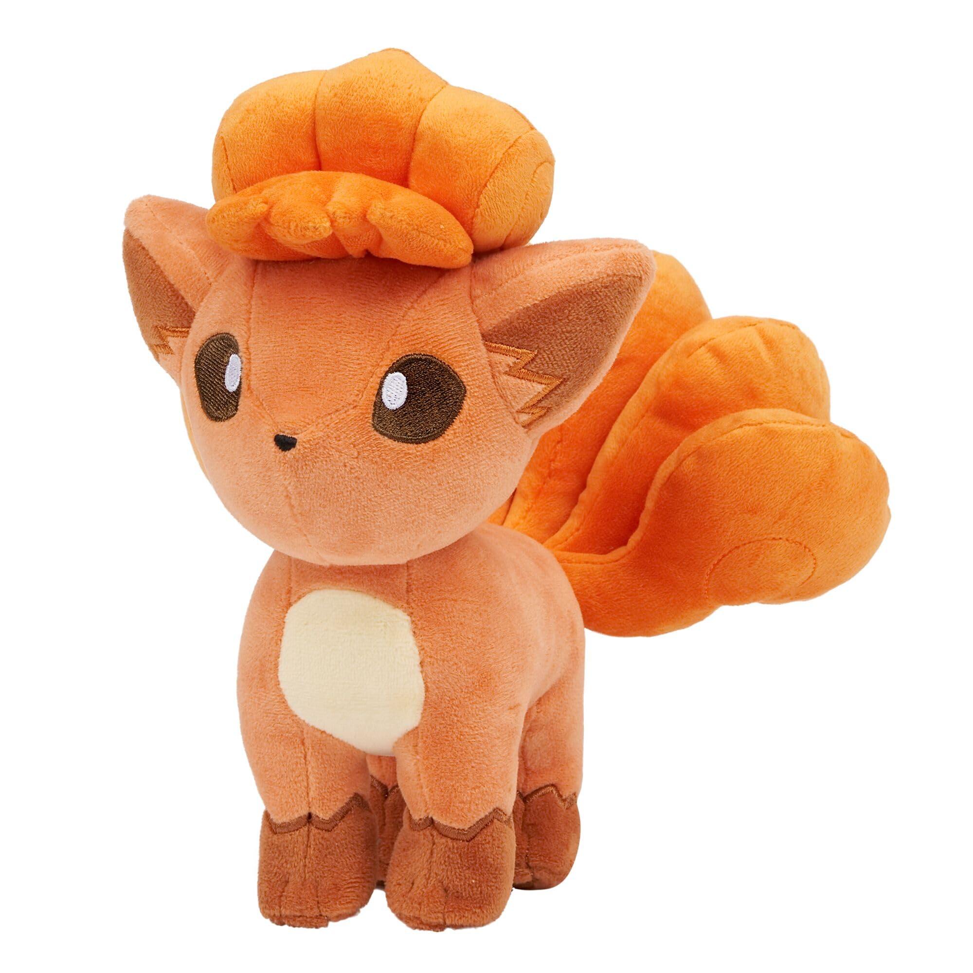 Pokémon Vulpix 8-Inch Soft Plush Toy | Authentic Details | Polyester | Orange 2