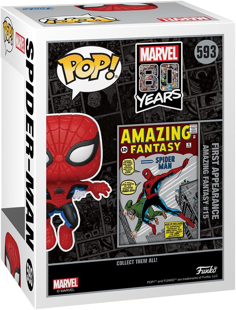 Funko POP! & Tee: Spider-Man - Comic Cover - Metallic - XL - - T-Shirt - Clothes