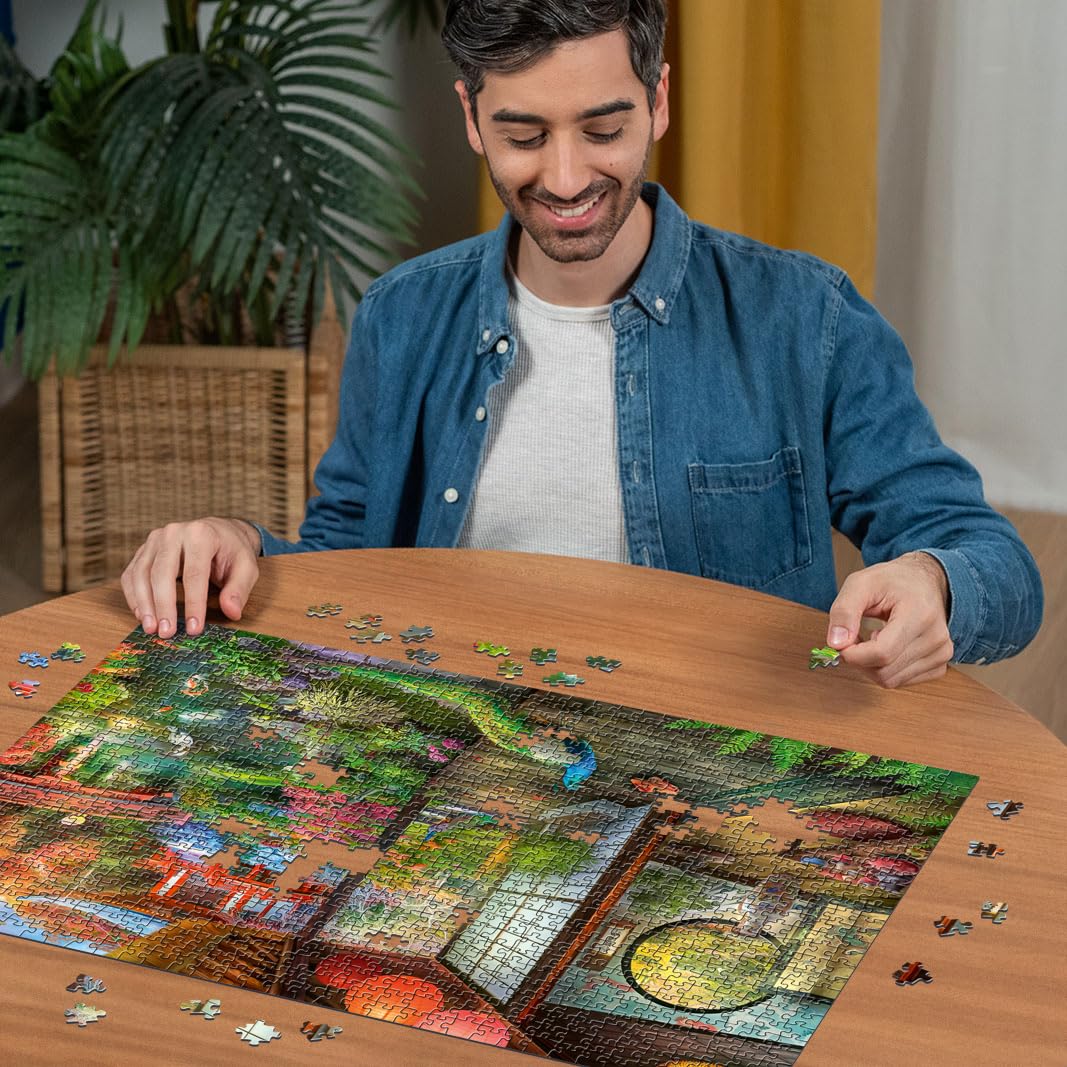 Ravensburger Japanese Garden Teahouse Jigsaw Puzzle - 1000 Pieces for Adults | Glare-Free Finish 4