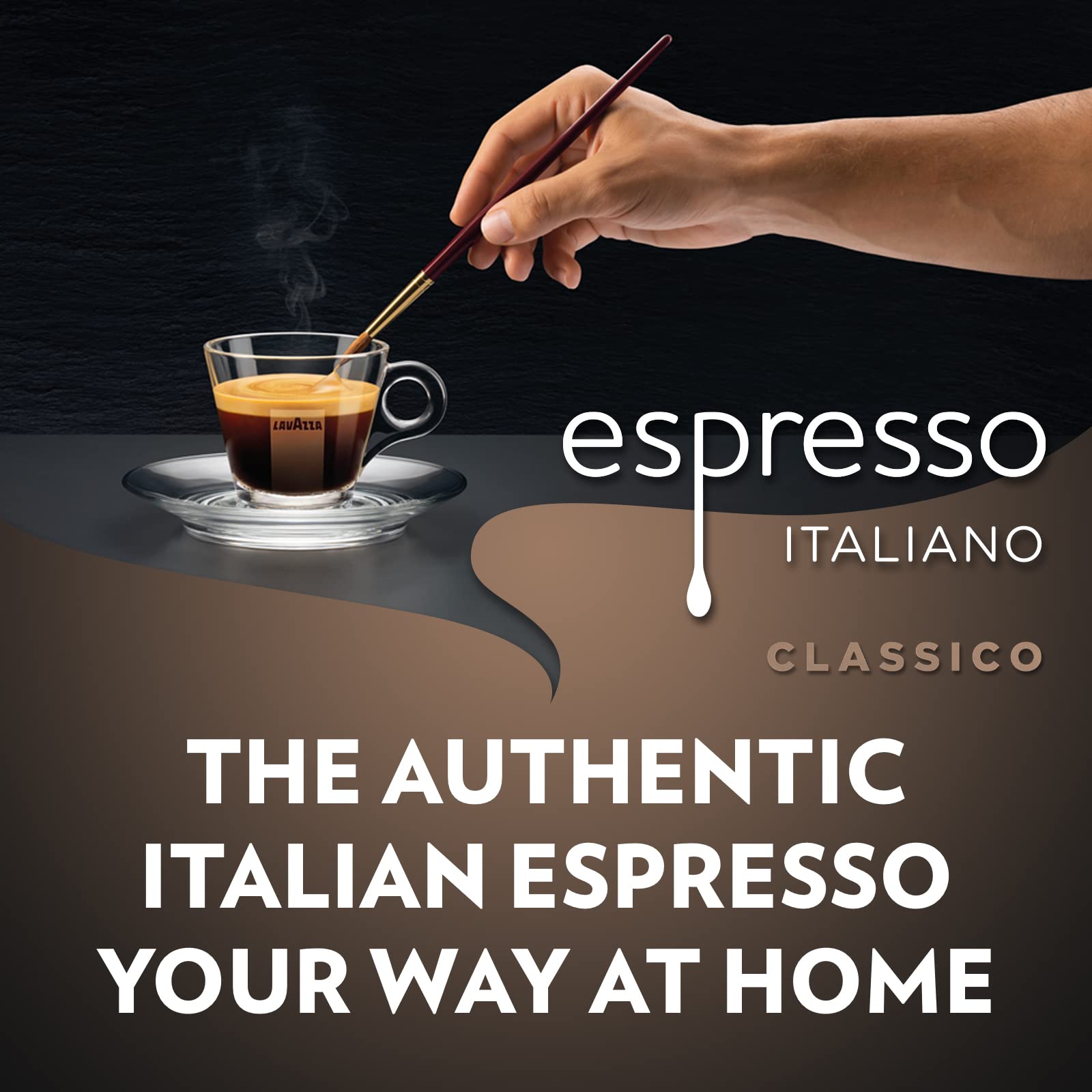 LAVAZZA Espresso Italiano Classico Whole Coffee Beans - 100% Arabica, Medium Roast, 1 kg 2
