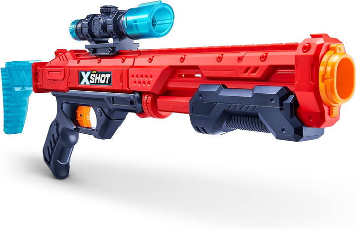 X Shot Excel - Hawk Eye Foam Dart Blaster with 16 Darts, Detachable Scope, and Tactical Grip