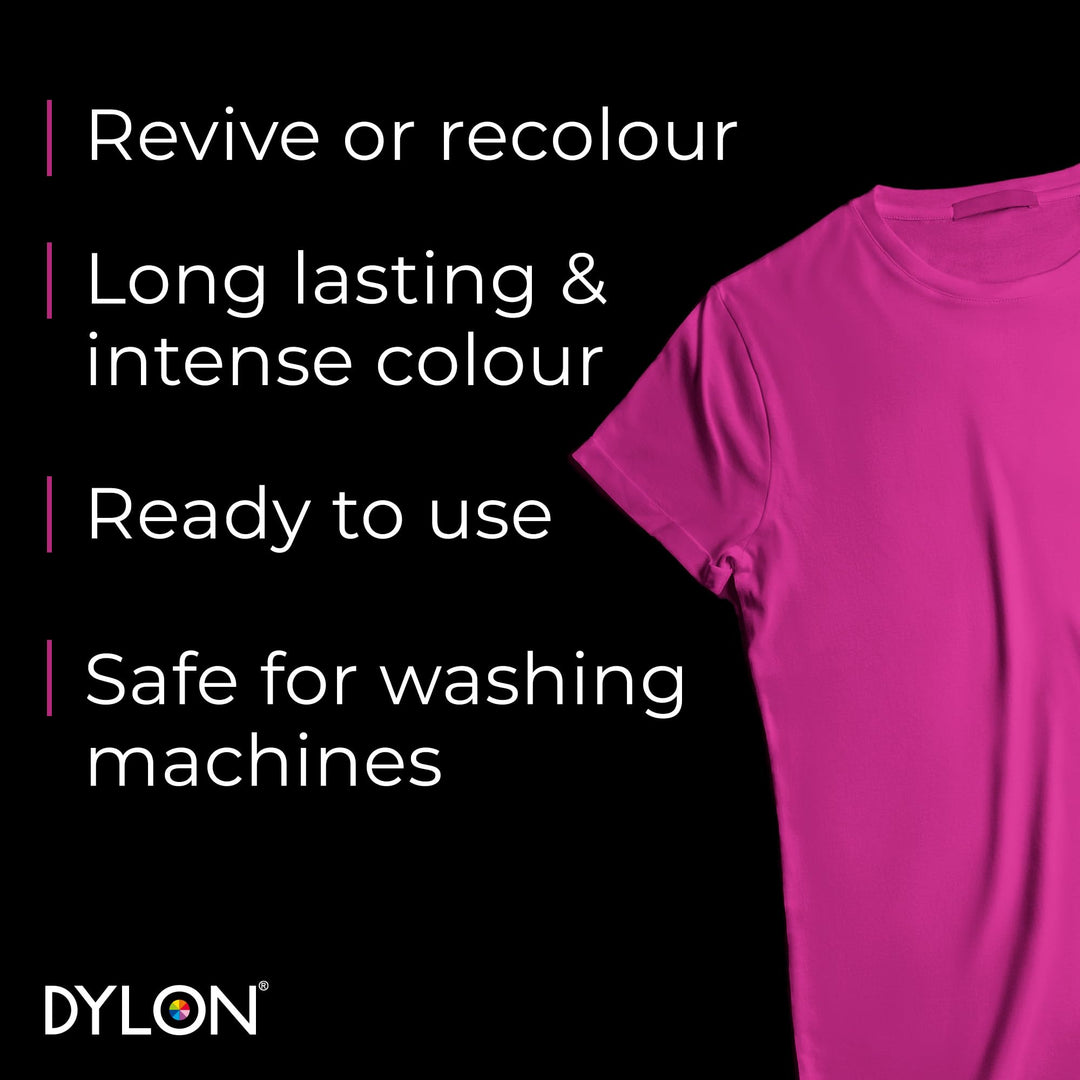 Dylon Washing Machine Fabric Dye Pod - Passion Pink, 350g