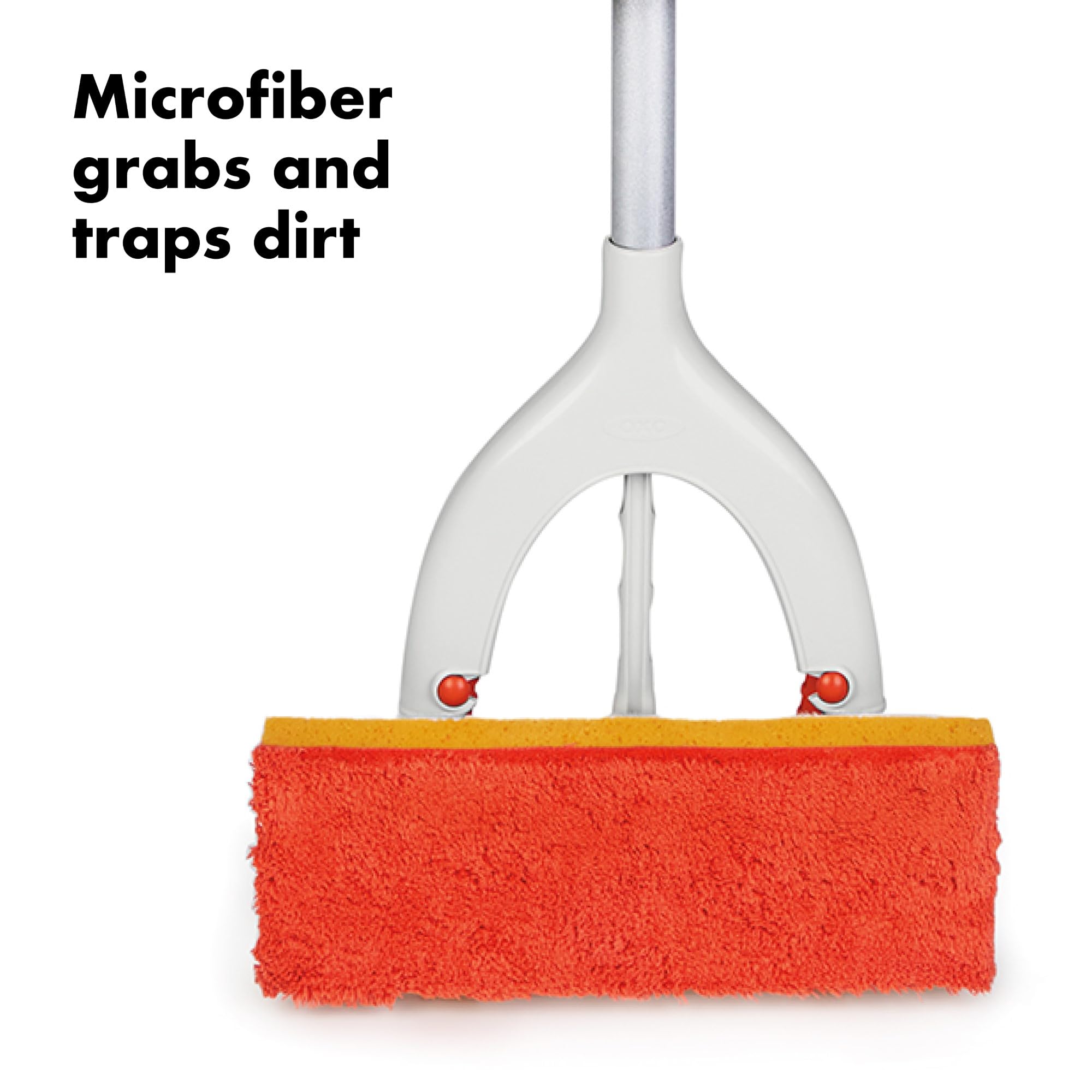 OXO Good Grips Butterfly Mop Refill - Microfibre Layer | Wide Absorbent Sponge | 6 Pack 3