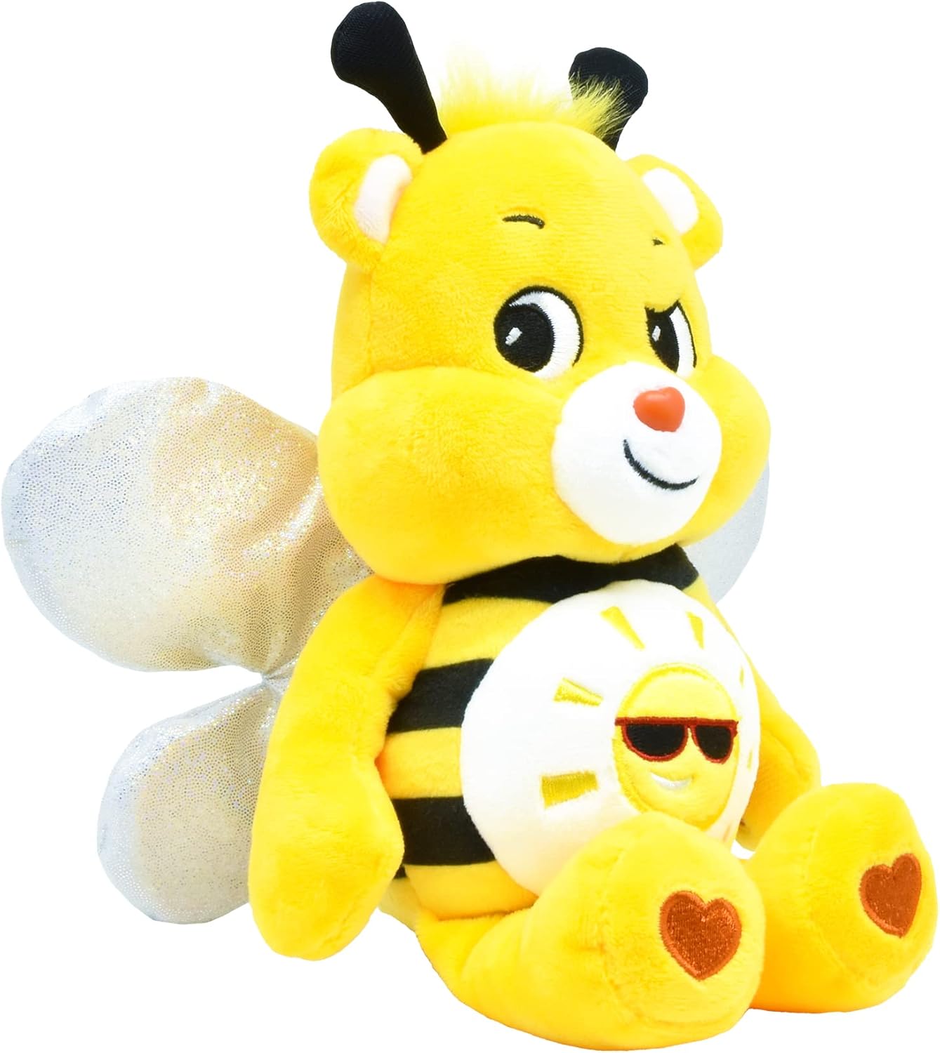 Care Bears Bumble Bee Funshine Bear - 9 Inch Plush with Crinkly Wings, Ages 4+ 5