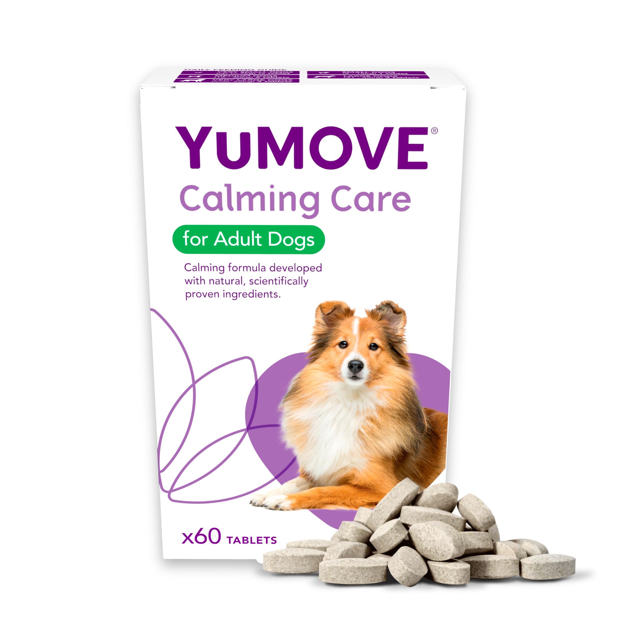 YuMOVE Calming Care for Adult Dogs - 60 Tablets | Supports Relaxation & Reduces Stress