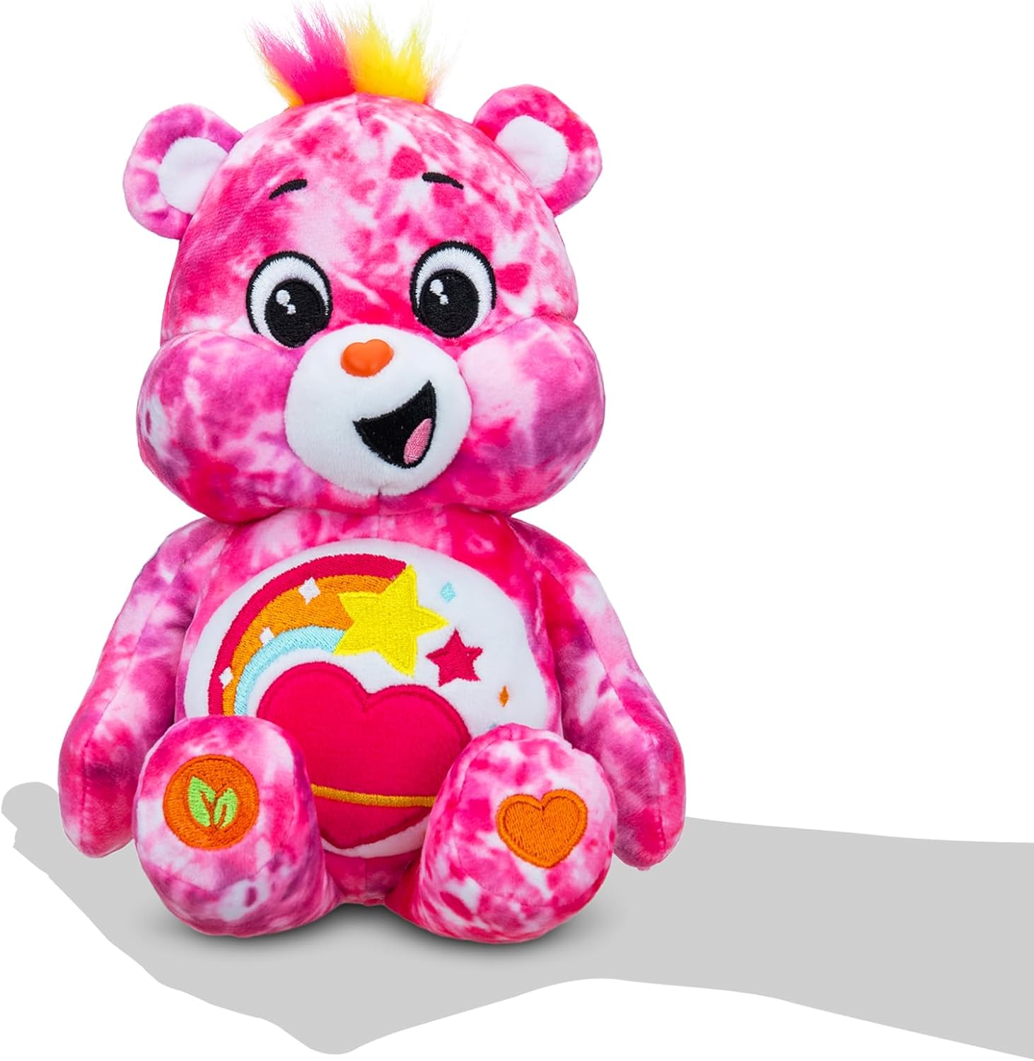 Care Bears Blissful Heart Bear 22cm Bean Plush - Soft Cuddly Toy for Kids