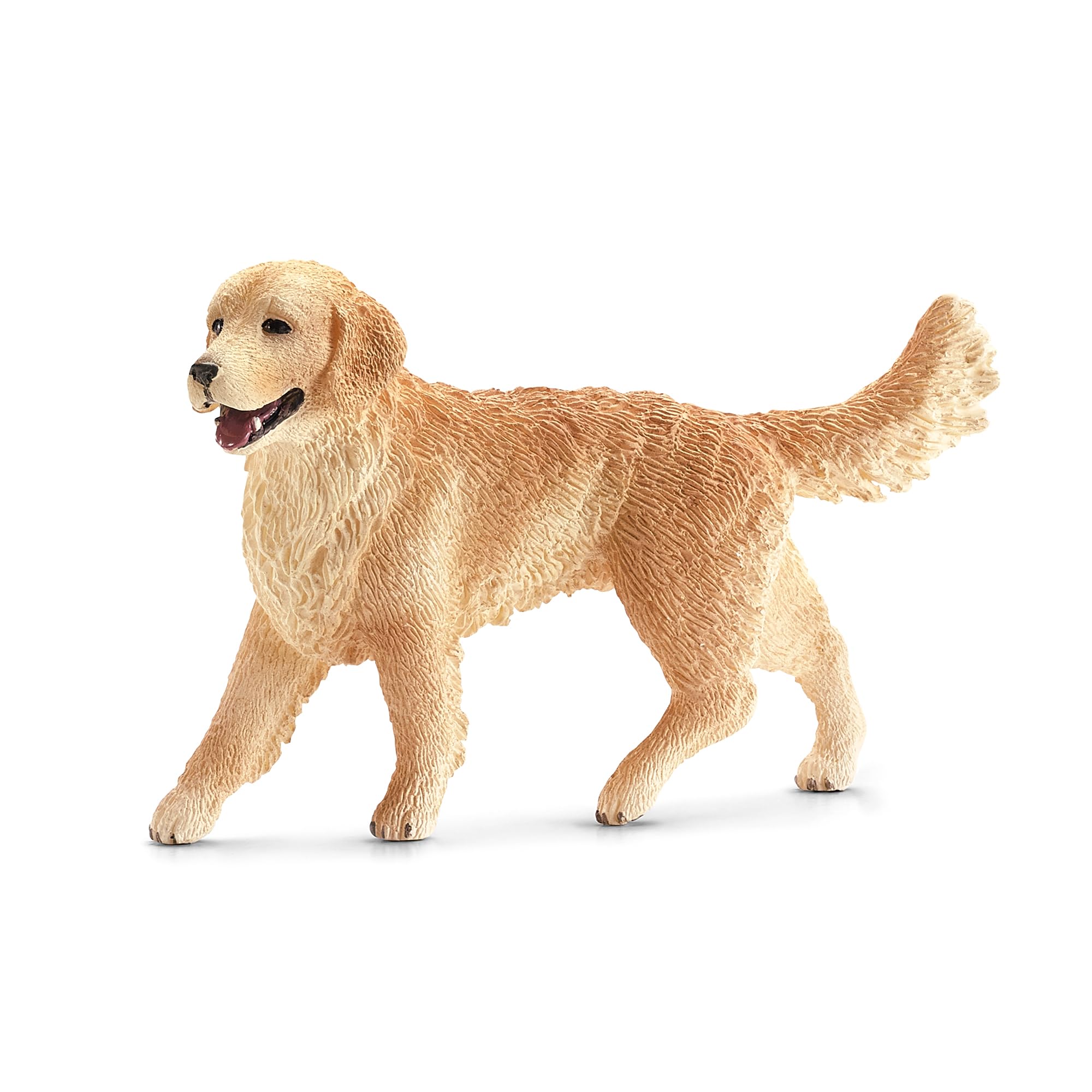 Schleich FARM WORLD Golden Retriever Female Figurine | Ages 3+ | Beige | 2 Inches