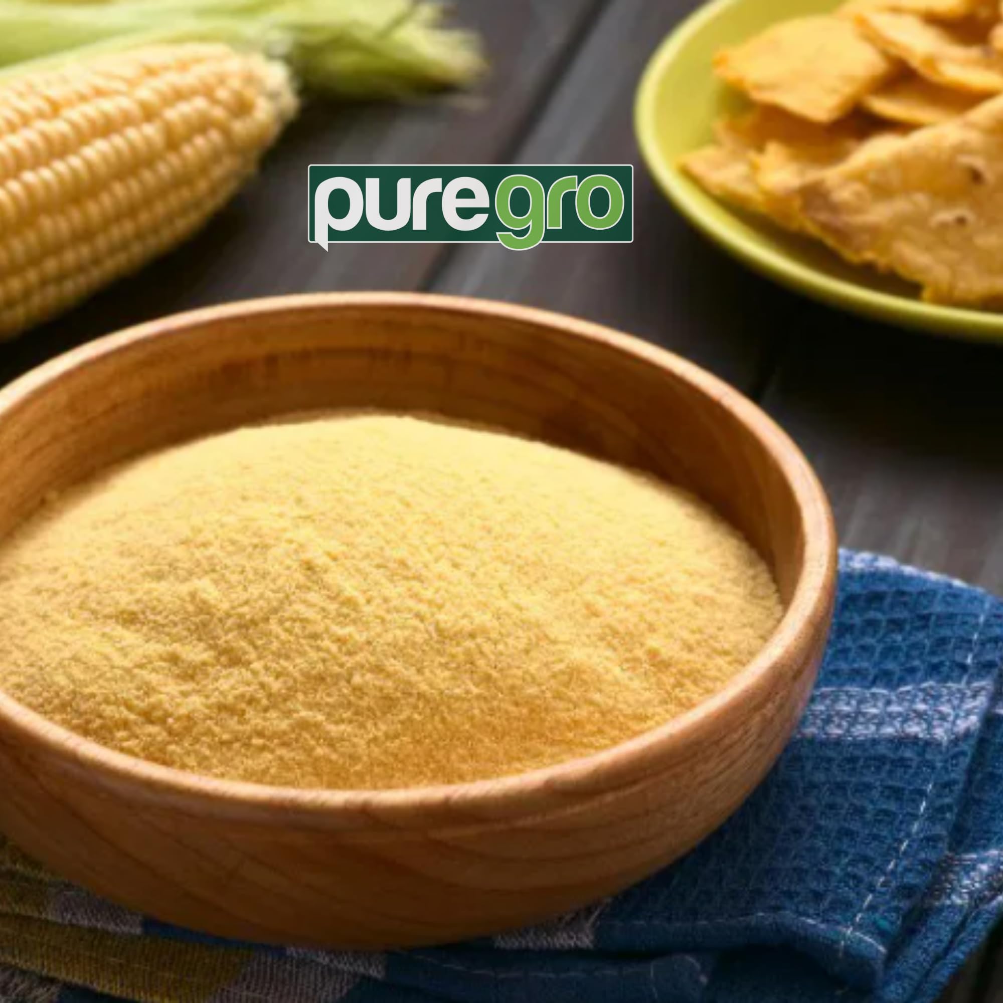 Puregro Coarse Semolina Flour - 100% Natural Durum Wheat | 500g Pack 4