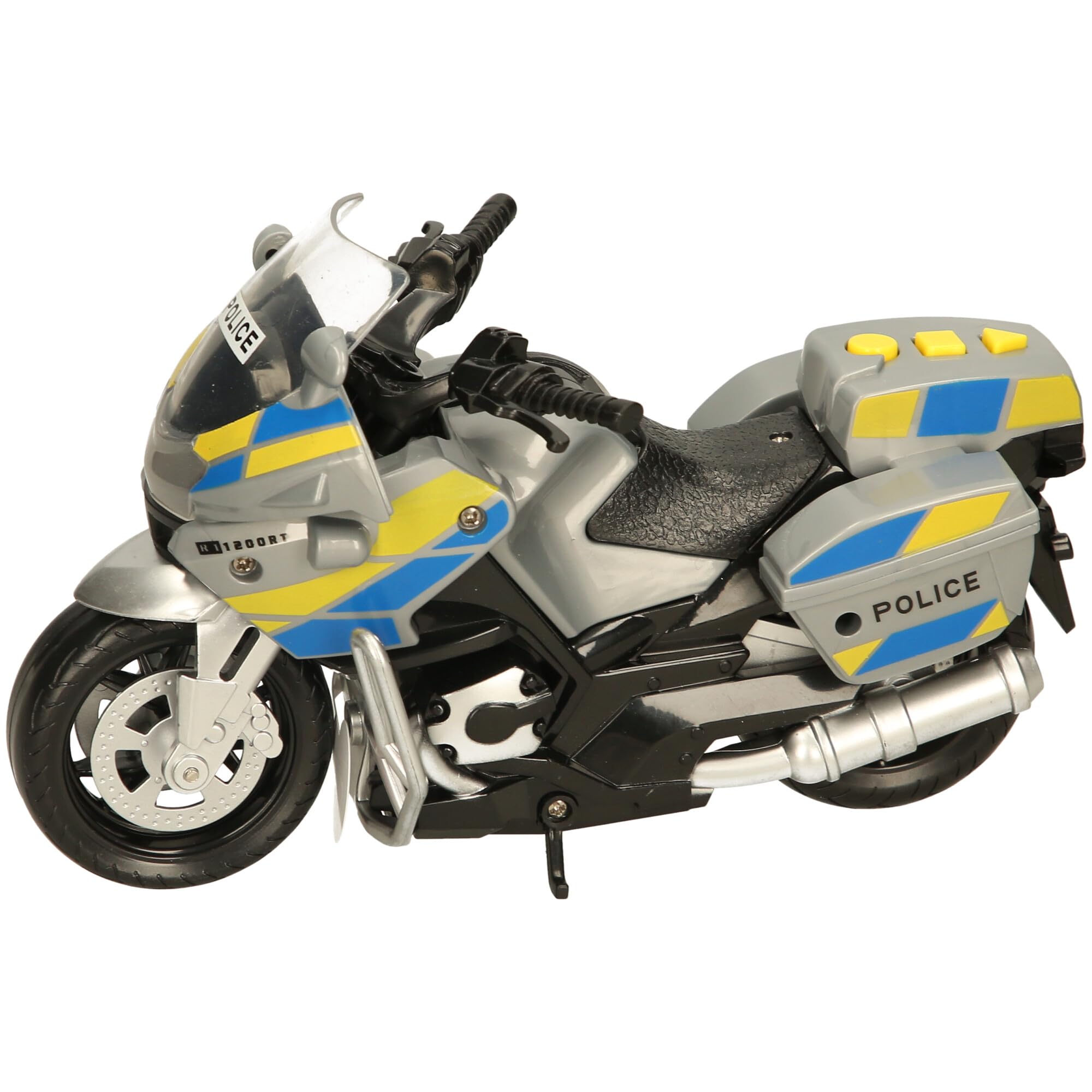 Atoz Big City Rescue Police Motorbike Toy - Engine Sound & Flashing Lights, Ages 3+