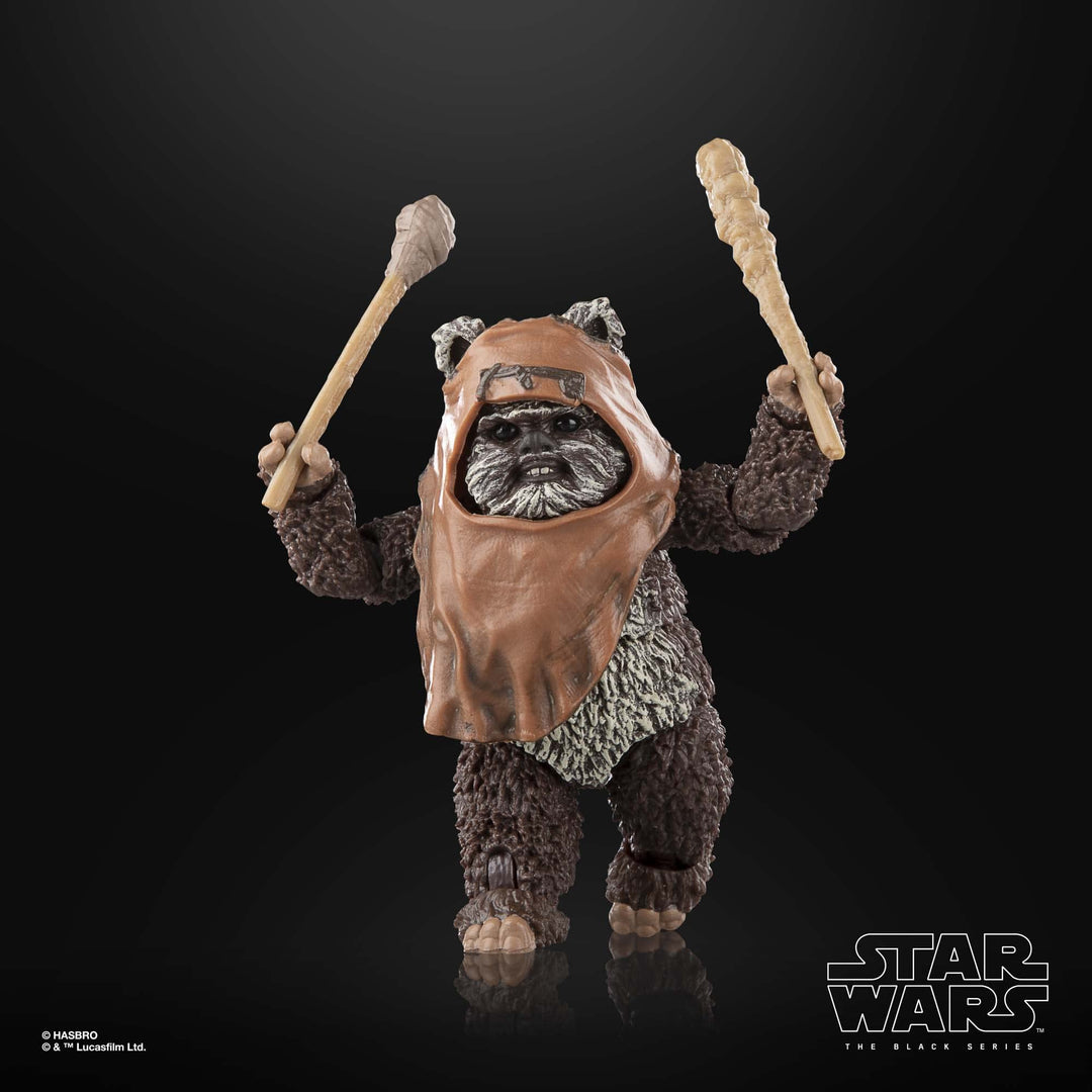 Star Wars The Black Series Wicket W. Warrick, Return of the Jedi 6-Inch Action Figures