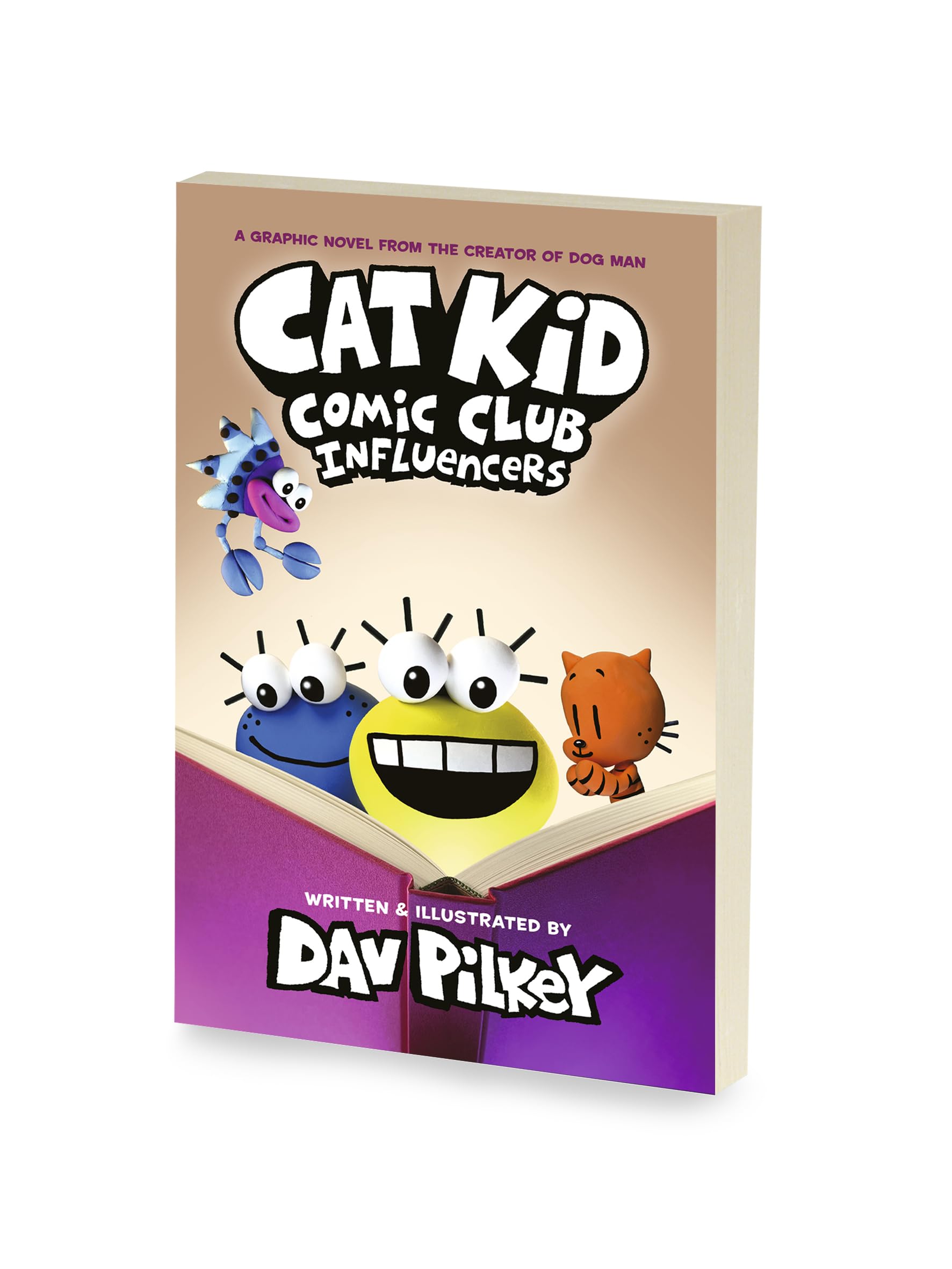 Cat Kid Comic Club 5: Influencers - A Graphic Novel Adventure by Dav Pilkey | Ages 7-10 | Paperback 2
