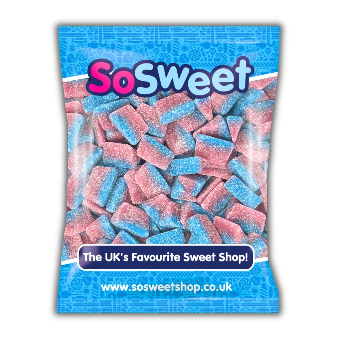 SoSweet Bubblegum Slices - 1kg Bag | Vegetarian Friendly | Classic Pick & Mix 1