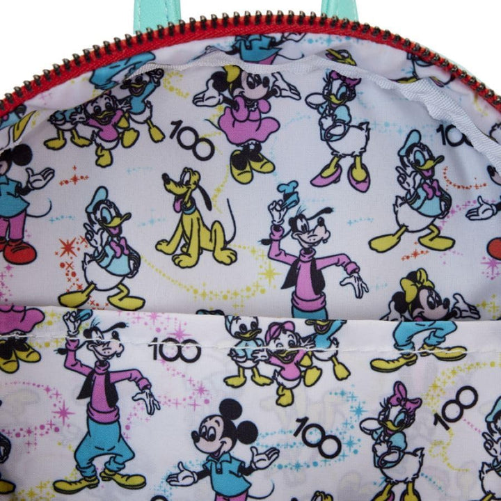 Loungefly Mickey & Friends 100th Anniversary Mini Backpack & Headband Set (WDBKS0023)