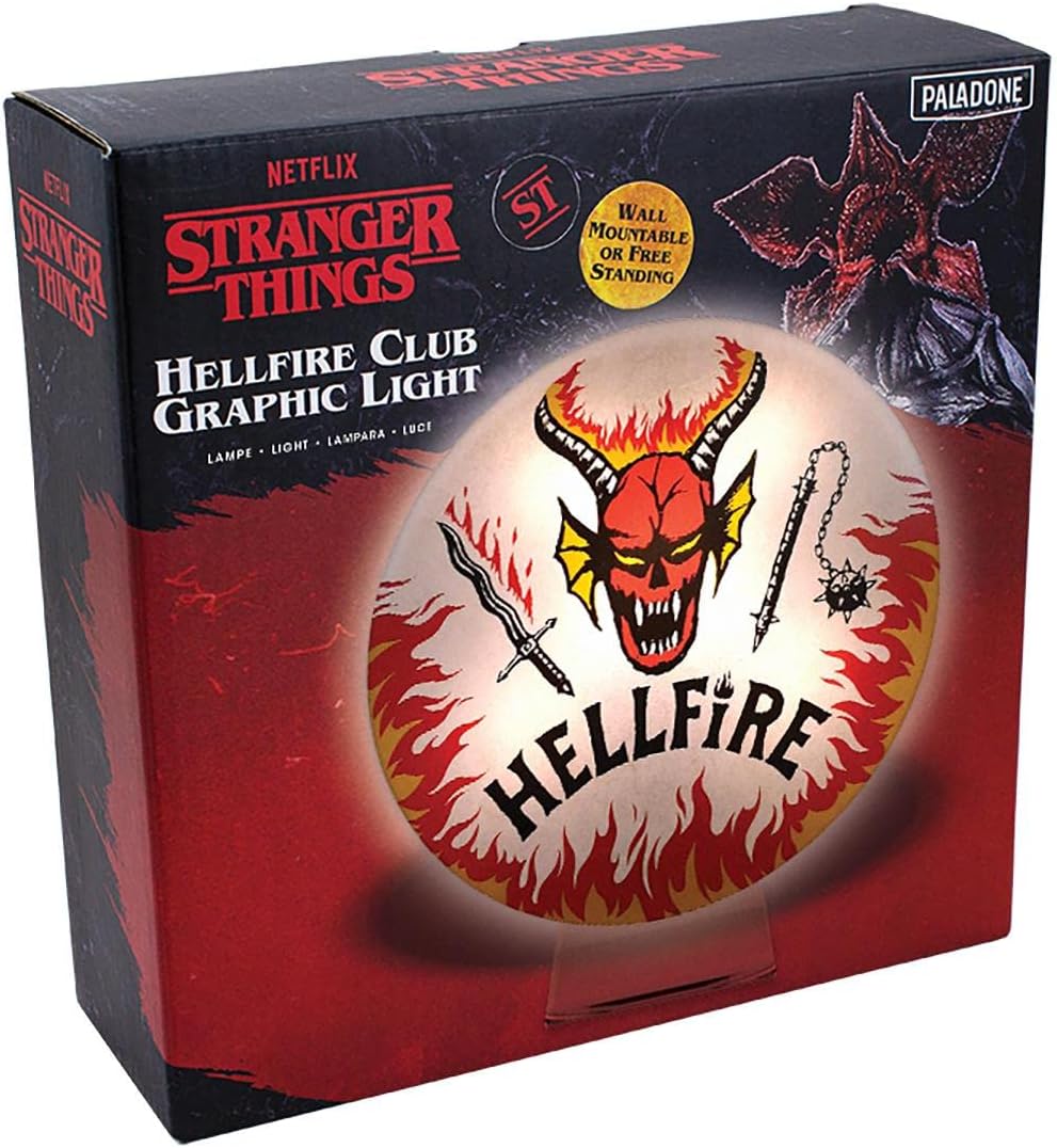 Paladone - Hellfire Club Logo Light Wall Mount or Free Standing Light