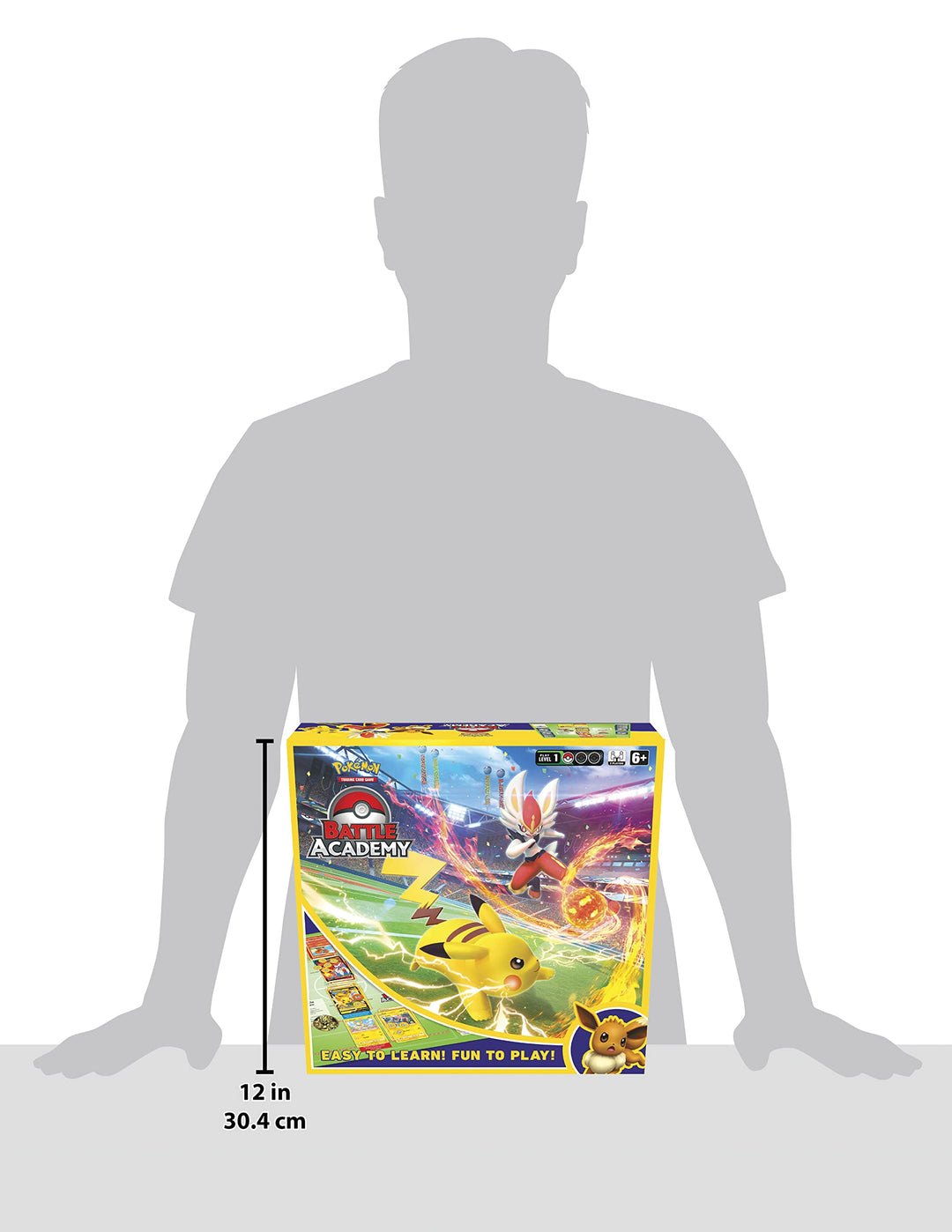 Pokémon Trading Card Game Battle Academy with Cinderace V, Pikachu V & Eevee V
