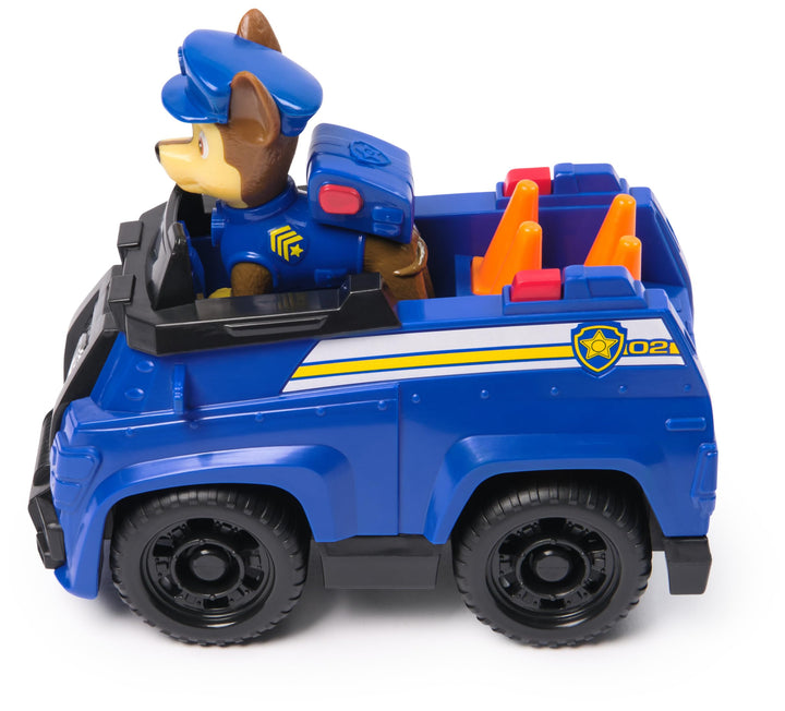 Paw Patrol Chase's Patrol Cruiser - Toy Vehicle with Collectible Chase Figure for Kids 3+