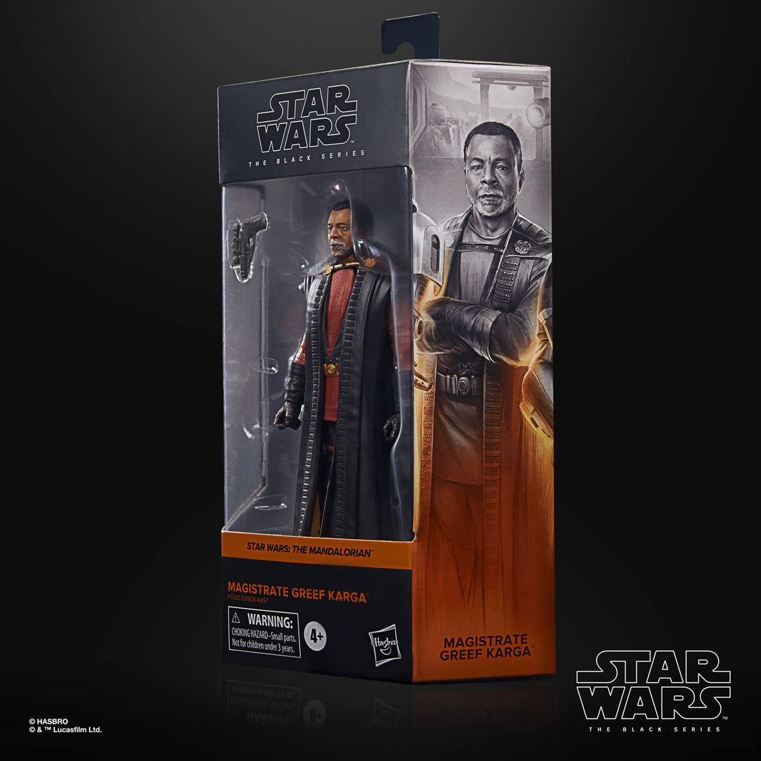 Star Wars The Black Series Magistrate Greef Karga Action Figure - 6-Inch Scale The Mandalorian Collectible Toy for Ages 4 and Up