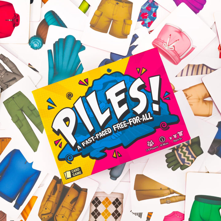 Lost Boy Entertainment Piles Card Game for Kids 8 and Up