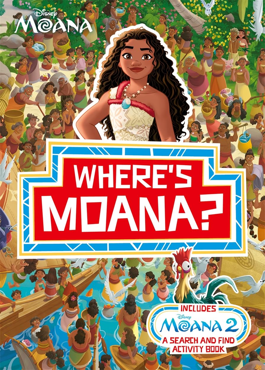 Studio Press Where's Moana?: A Disney Moana Search and Find Activity Book | Ages 5+ | 40 Pages 1
