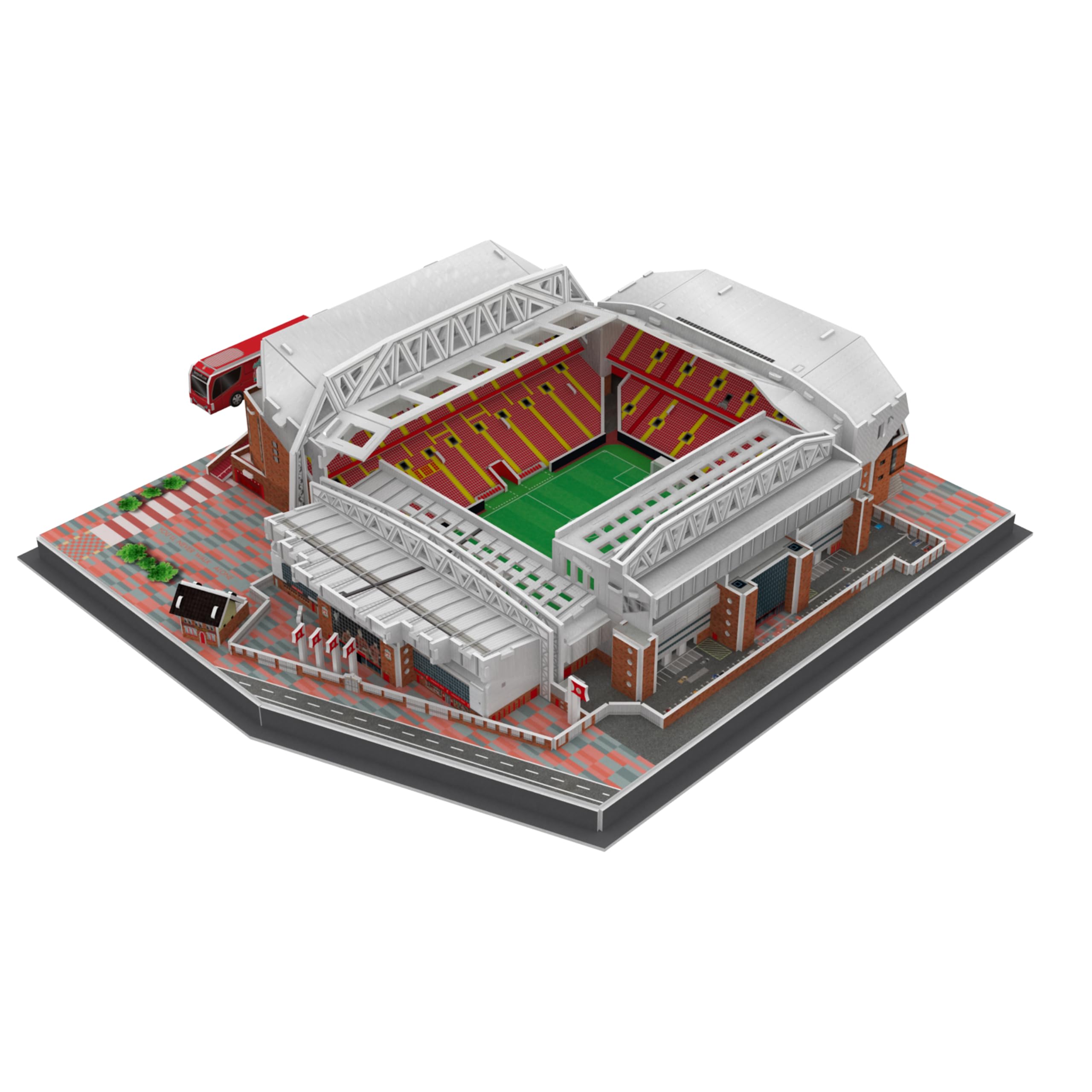 University Games Liverpool FC Anfield Stadium 3D Puzzle - 141 Pieces | Ages 7+ 6