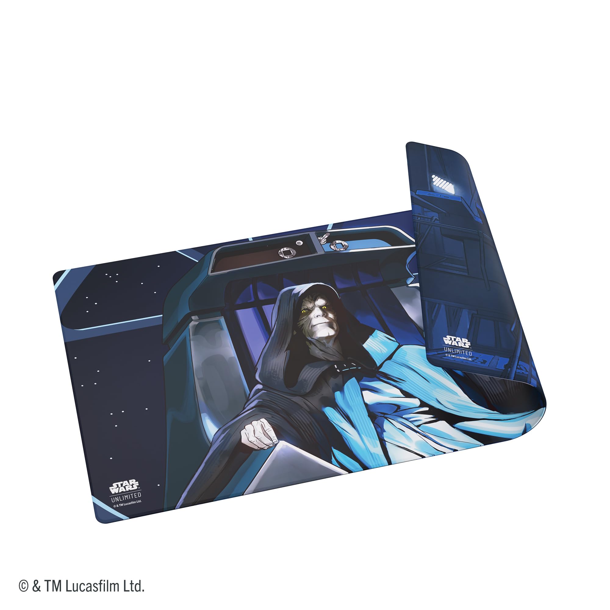 Gamegenic Star Wars Unlimited Double-Sided Playmat - Luke vs Palpatine | 2mm Cushioning | Polypropylene 2