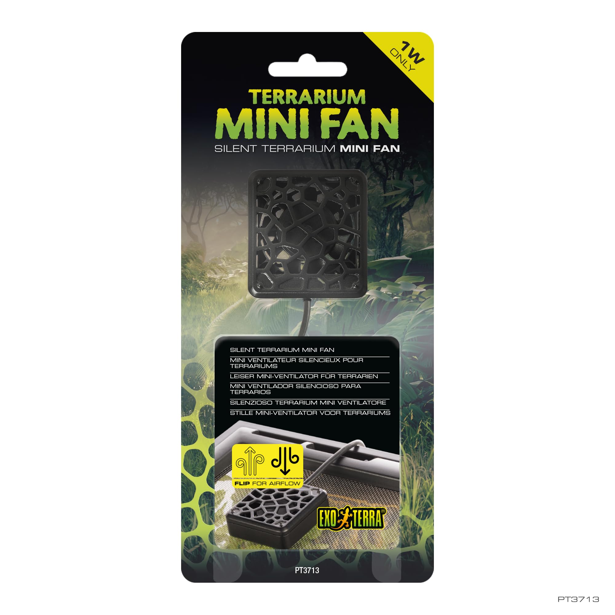 Exo Terra Mini USB Fan for Terrariums - Low Voltage, Quiet Operation | Prevents Condensation 1