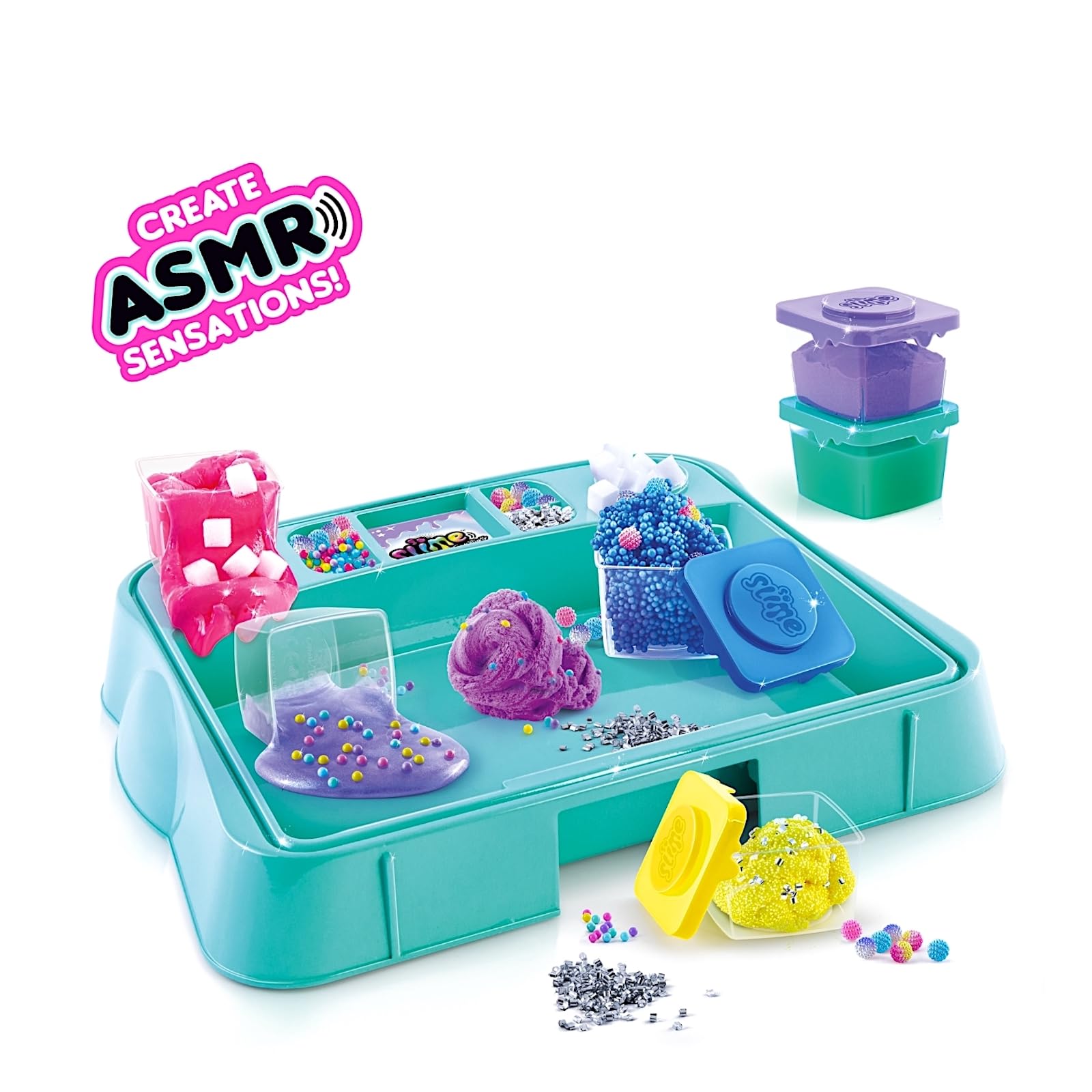 So Slime Sensations Mix’In Sensations 3-in-1 ASMR Slime Desk - Blue 6