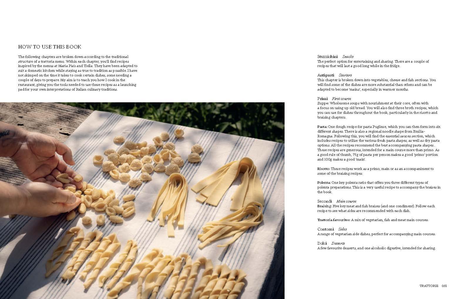 Ebury Press La Trattoria - Italian Cookery Hardcover Book | 288 Pages
