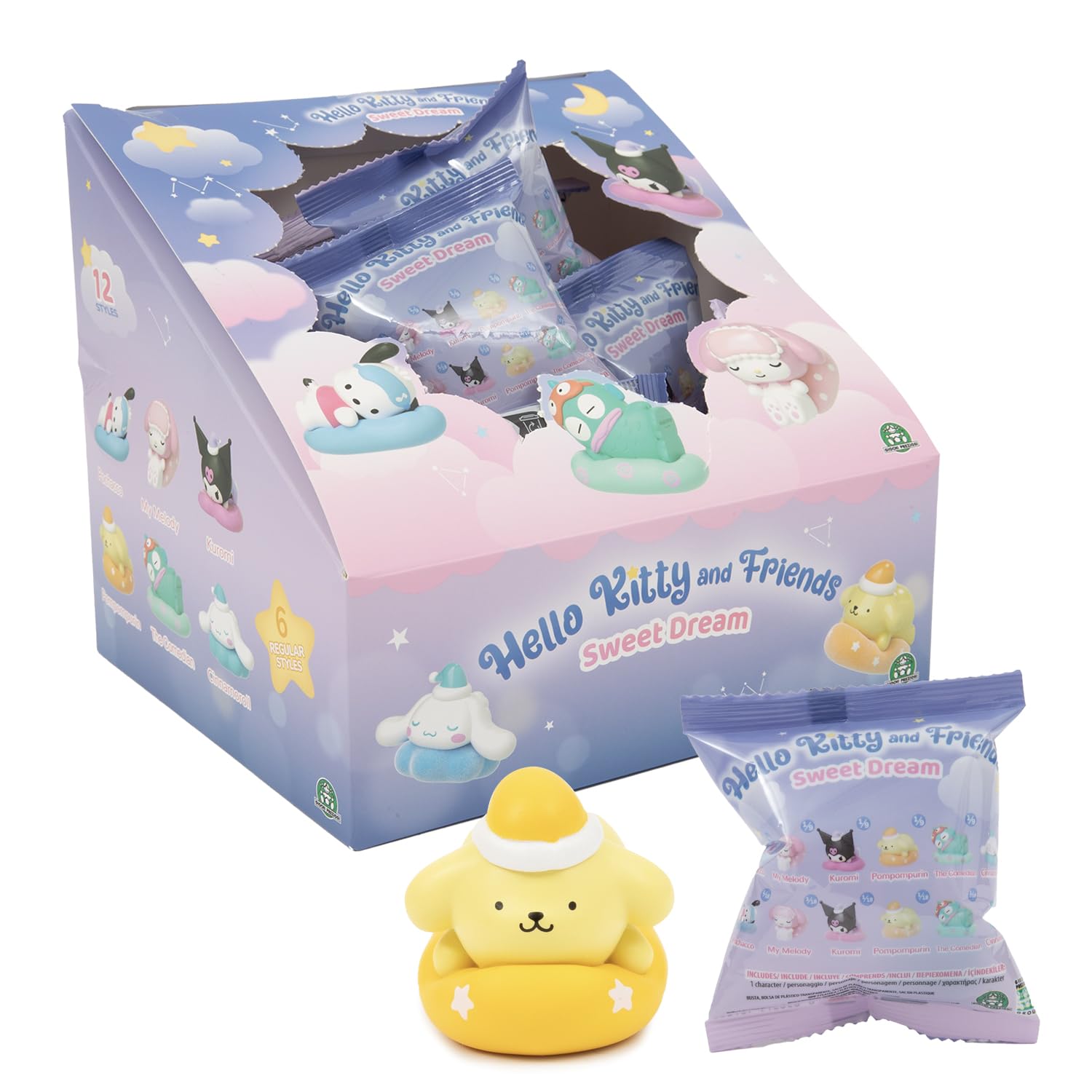 Hello Kitty Sweet Dreams Series - 1 Random Mini Figure Blind Bag (4cm)