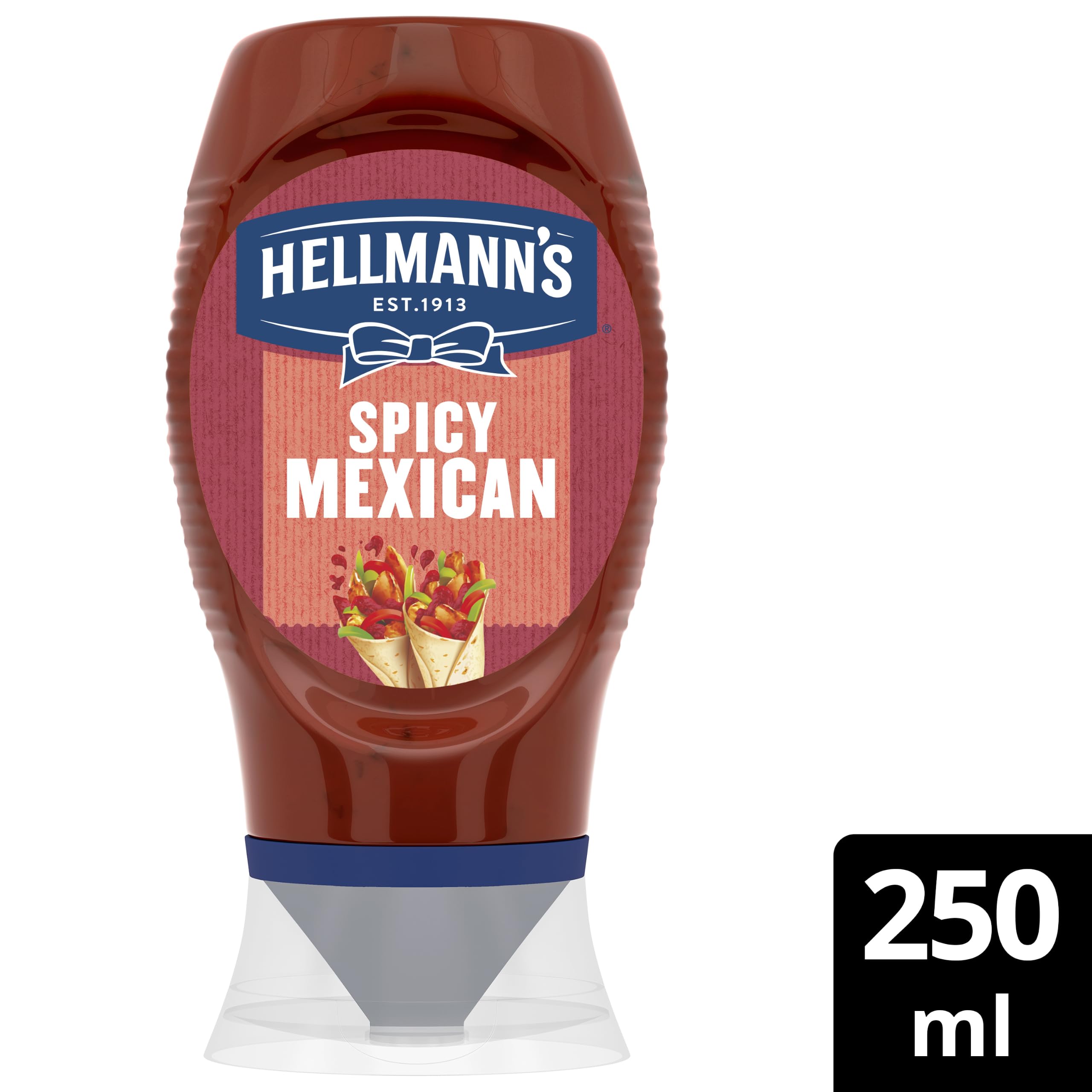 Hellmann's Spicy Mexican Sauce - Medium Heat, Vegan, 250g Squeeze Bottle 2