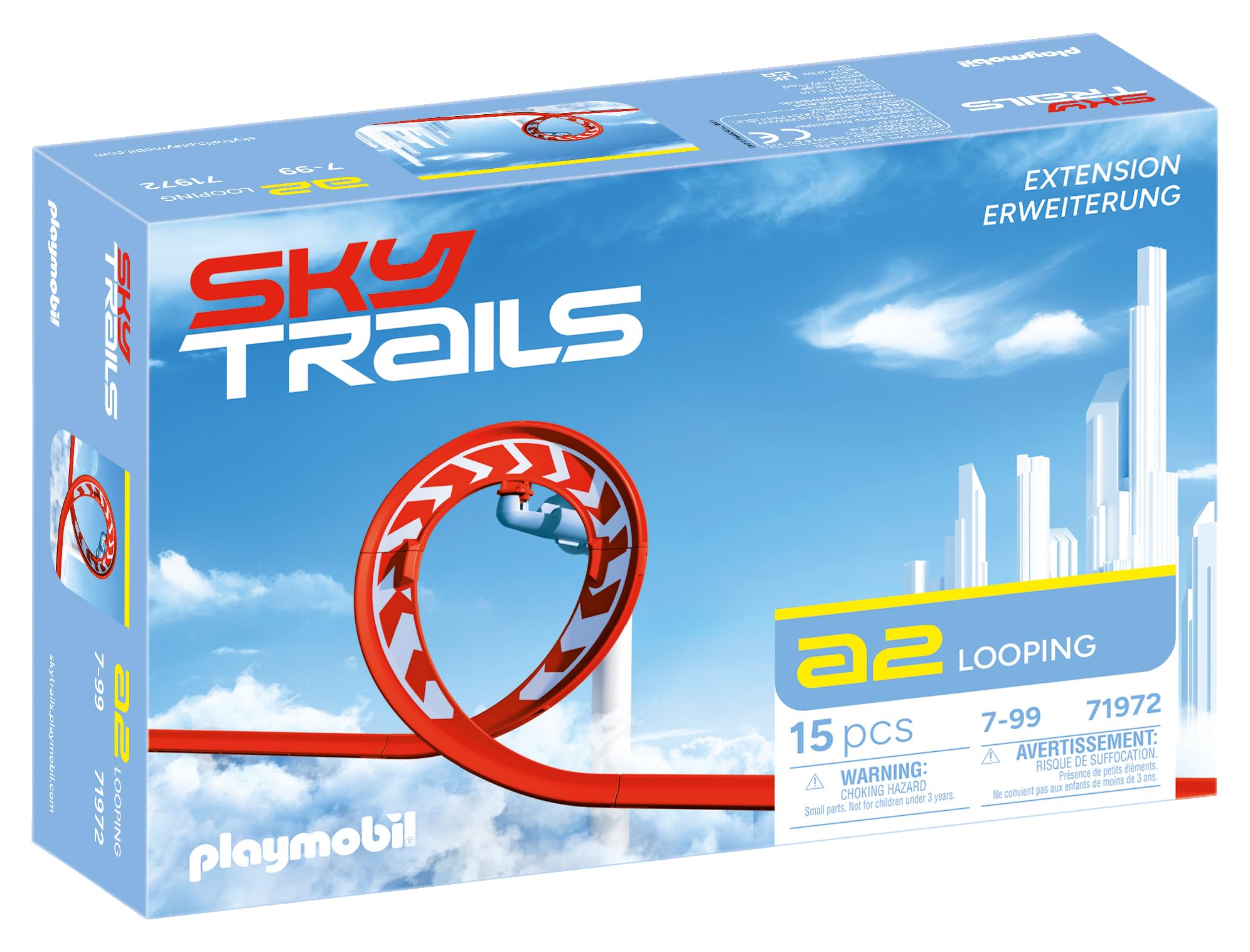Sky Trails Looping Construction Toy - Build Spectacular Racing Tracks with Action-Packed Stunts