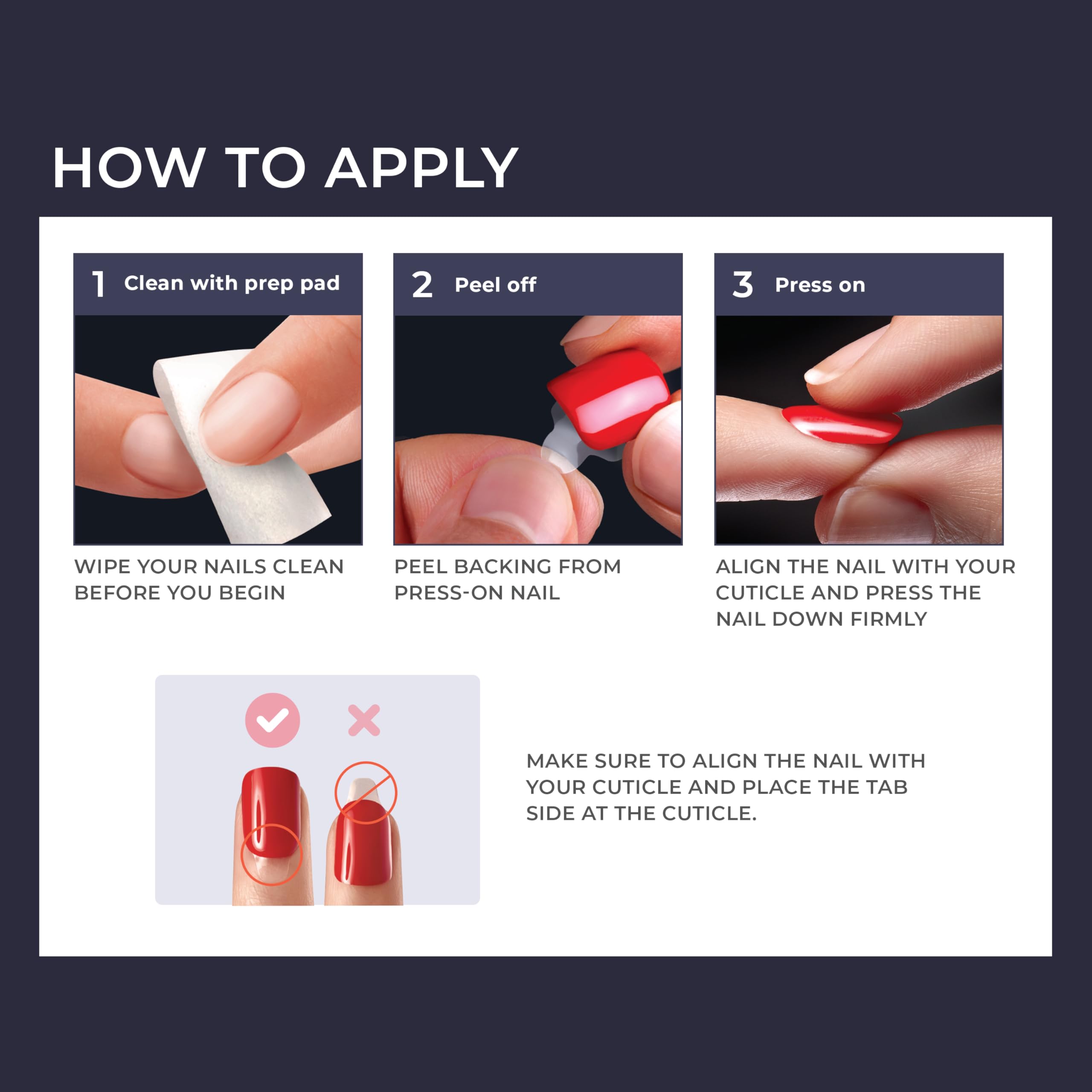 KISS imPRESS Nails - So French | Medium Coffin | Pink Gel | 33 Ct. 2