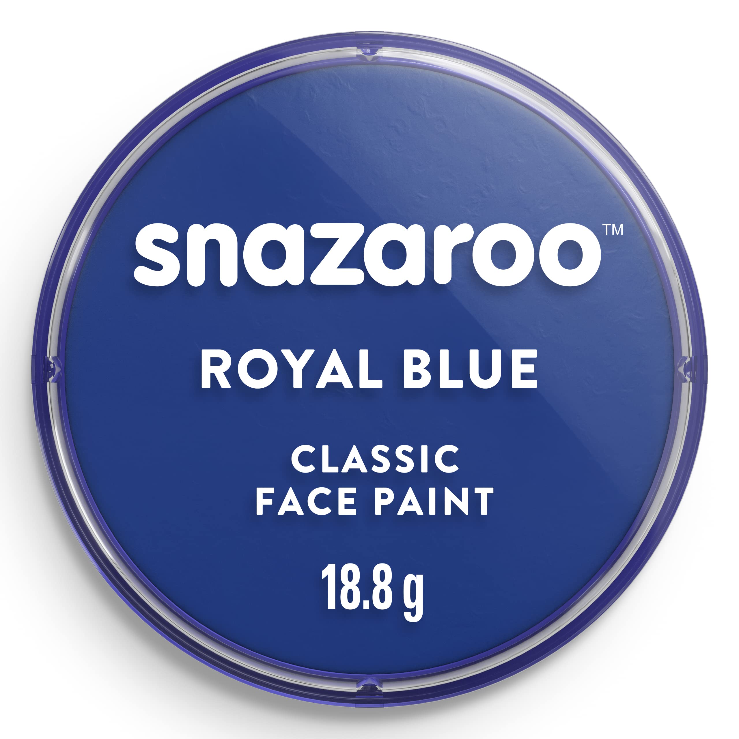 Snazaroo Classic Face and Body Paint - Royal Blue, Water-Based, Easy Wash, Fragrance-Free, Cruelty-Free | 18.8g 1