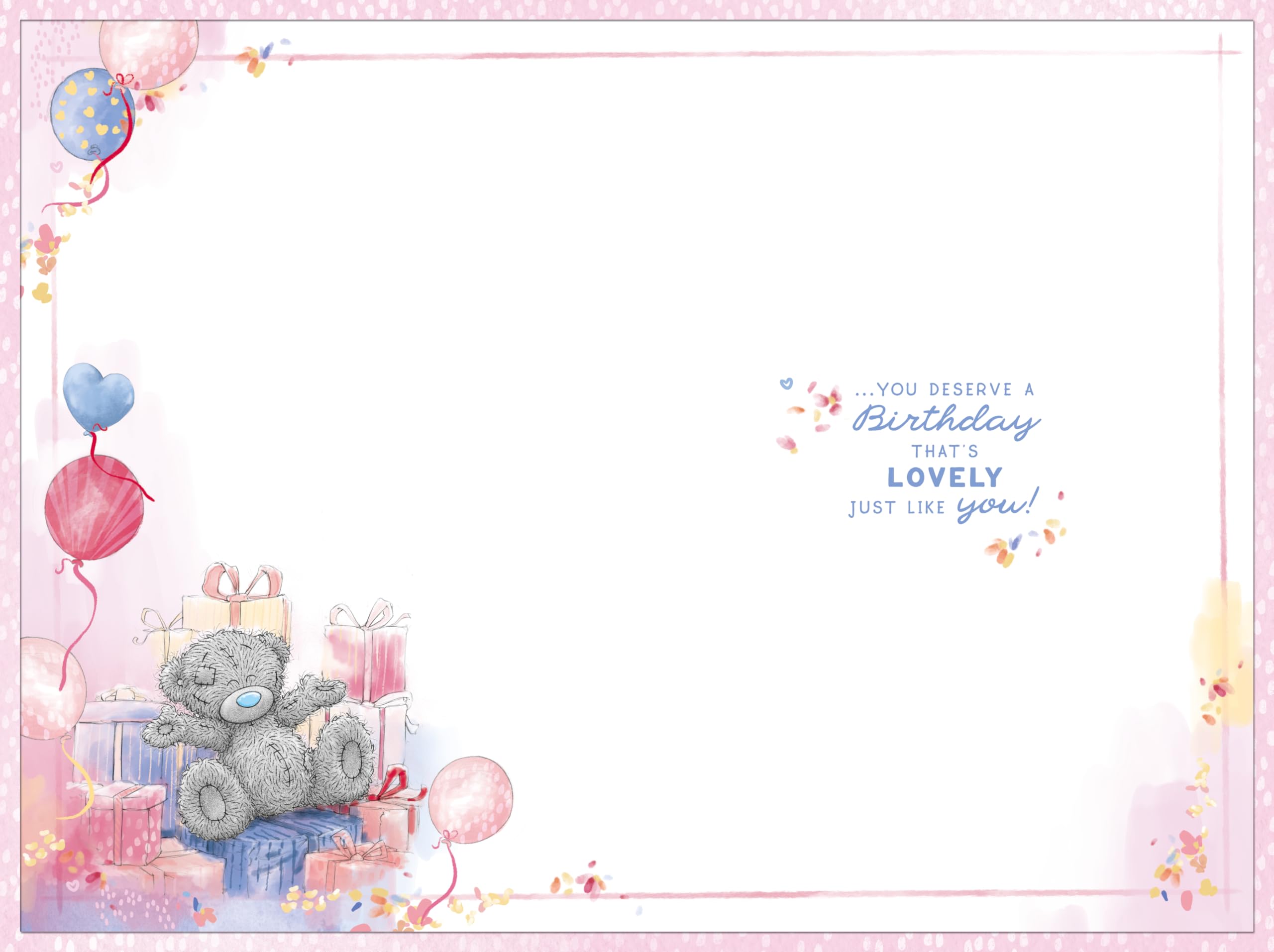 Me To You Tatty Teddy Lovely Granddaughter Birthday Card | Gold Foil | 6 x 9 inches 2
