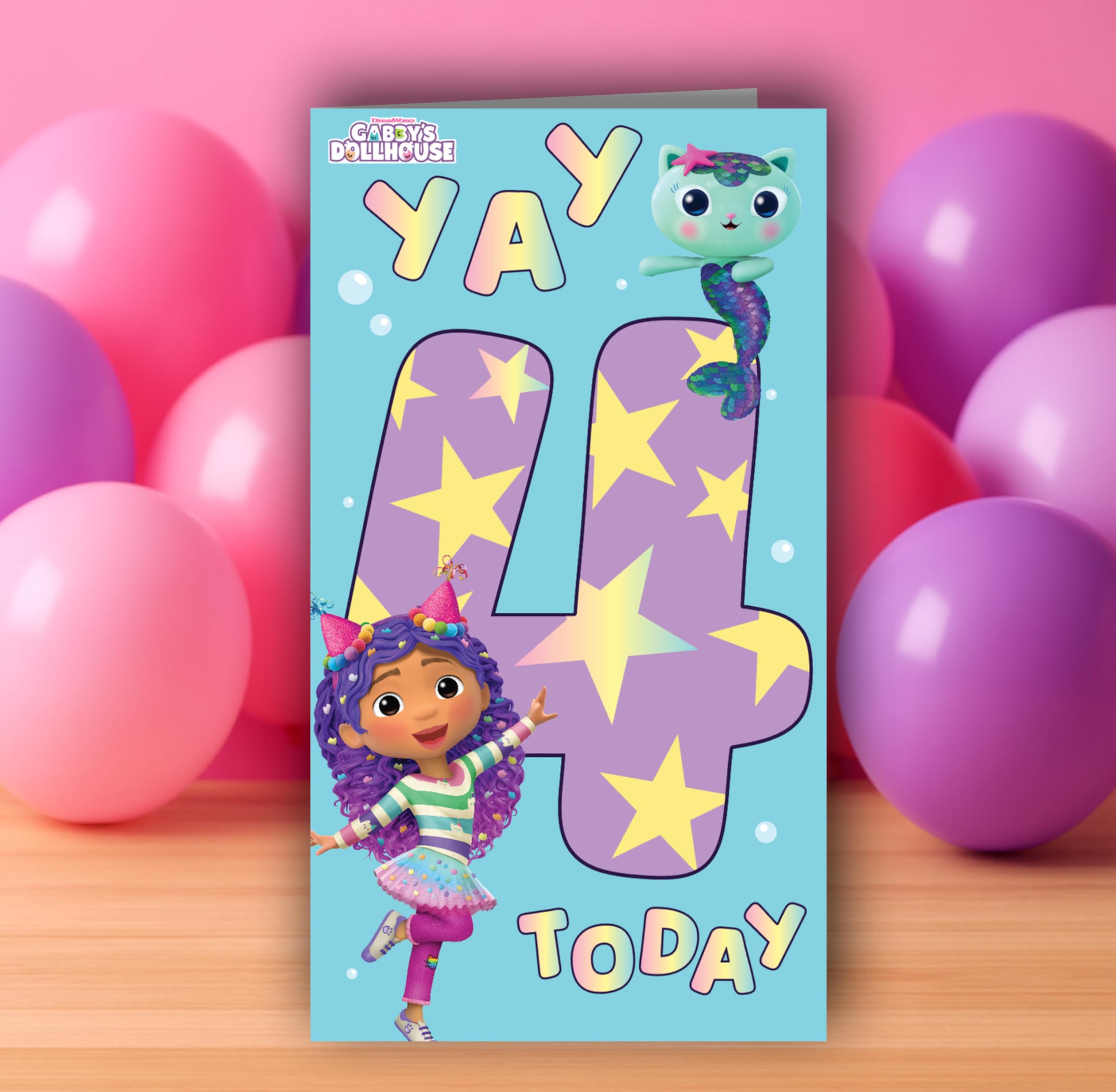 Danilo Promotions LTD Gabby's Dollhouse Birthday Card | Standard Size | Unisex-Kids 2