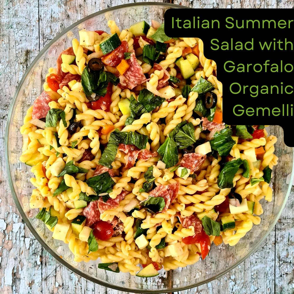 Garofalo Organic Gemelli Pasta - 100% Organic Durum Wheat Semolina | 500g Pack 2