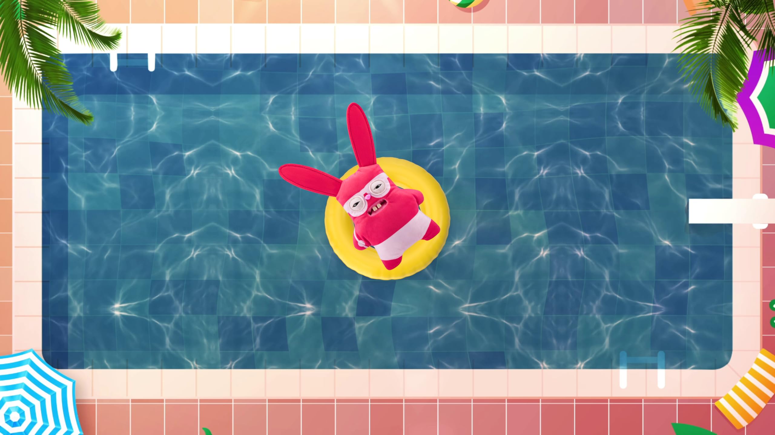 Fuggler Vacay Vibes - Rabid Rabbit Red Plush Collectible Toy (9") 3