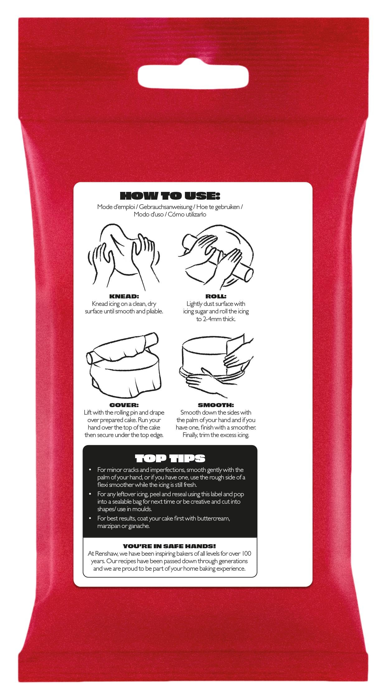 Renshaw Jet Black Just Roll With It Fondant Icing - 250g | Vegan & Vegetarian Friendly 2