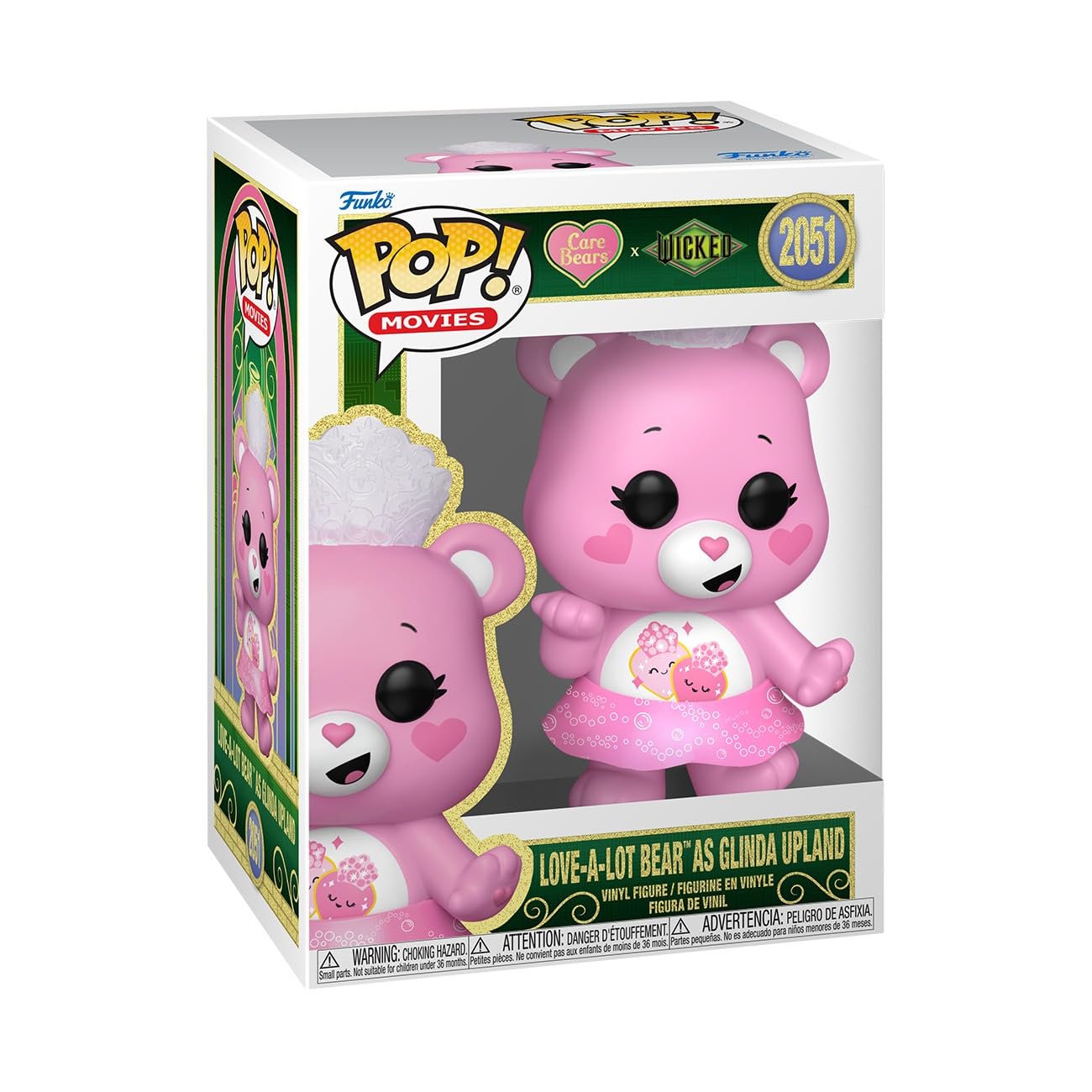 Funko POP! Movies: Wicked x Care Bears - Love a Lot Glinda - Vinyl Figure