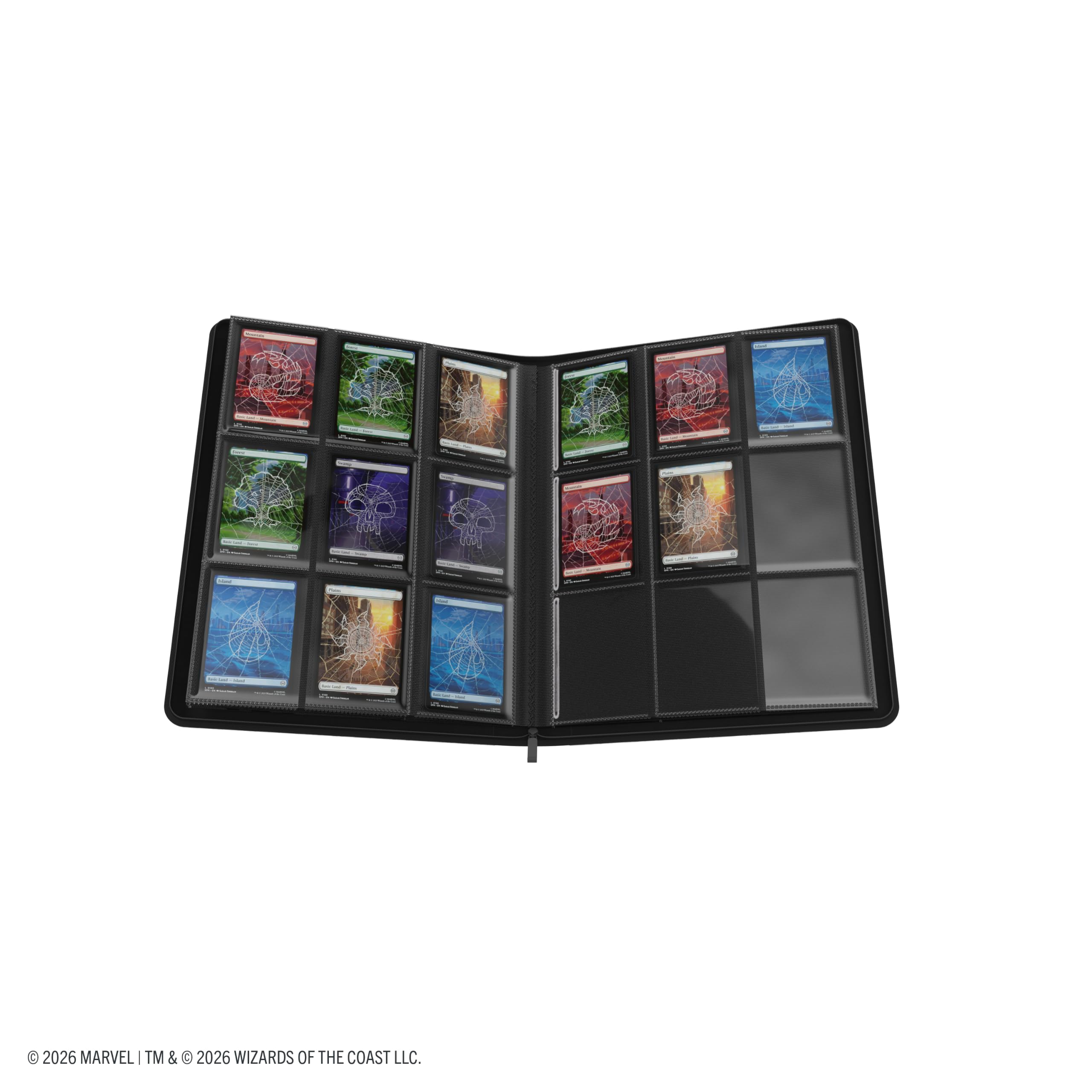 Gamegenic Marvel Super Heroes Zip-Up Album - Holds 360 Cards | Side-Loading Pockets | Zip-Up Closure 5