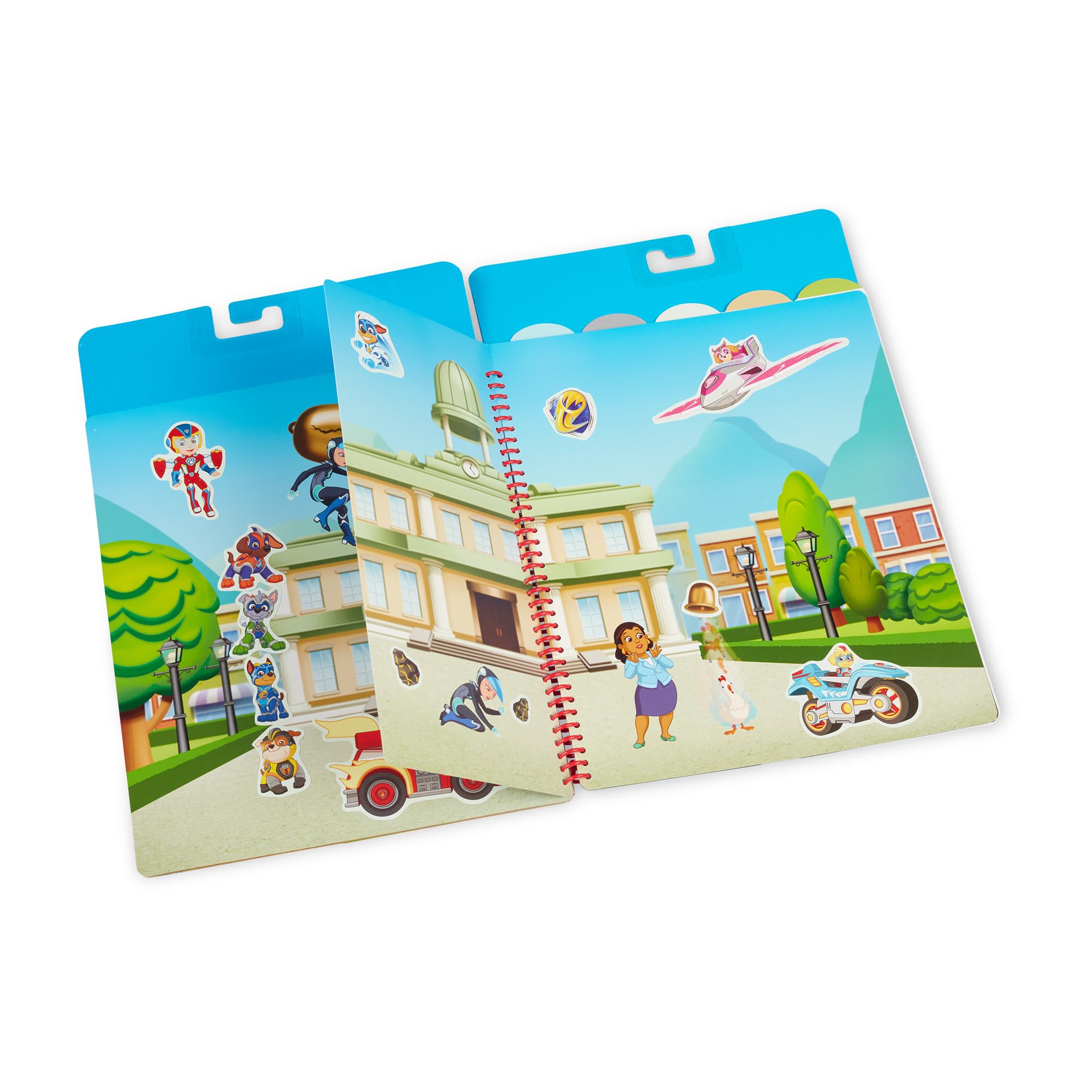 Melissa & Doug PAW Patrol Reusable Stickers Adventure Bay Activity Pad | 164 Stickers