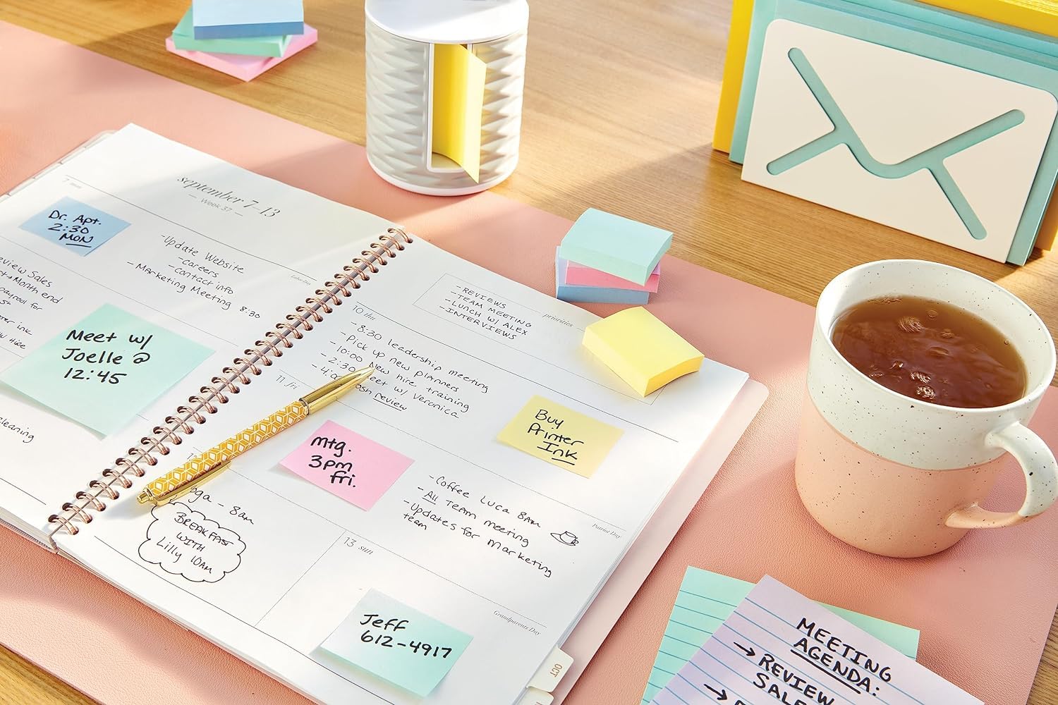 Post-it Notes - Canary Yellow Sticky Notes | 76 mm x 76 mm | 2 Pads of 100 Sheets 9