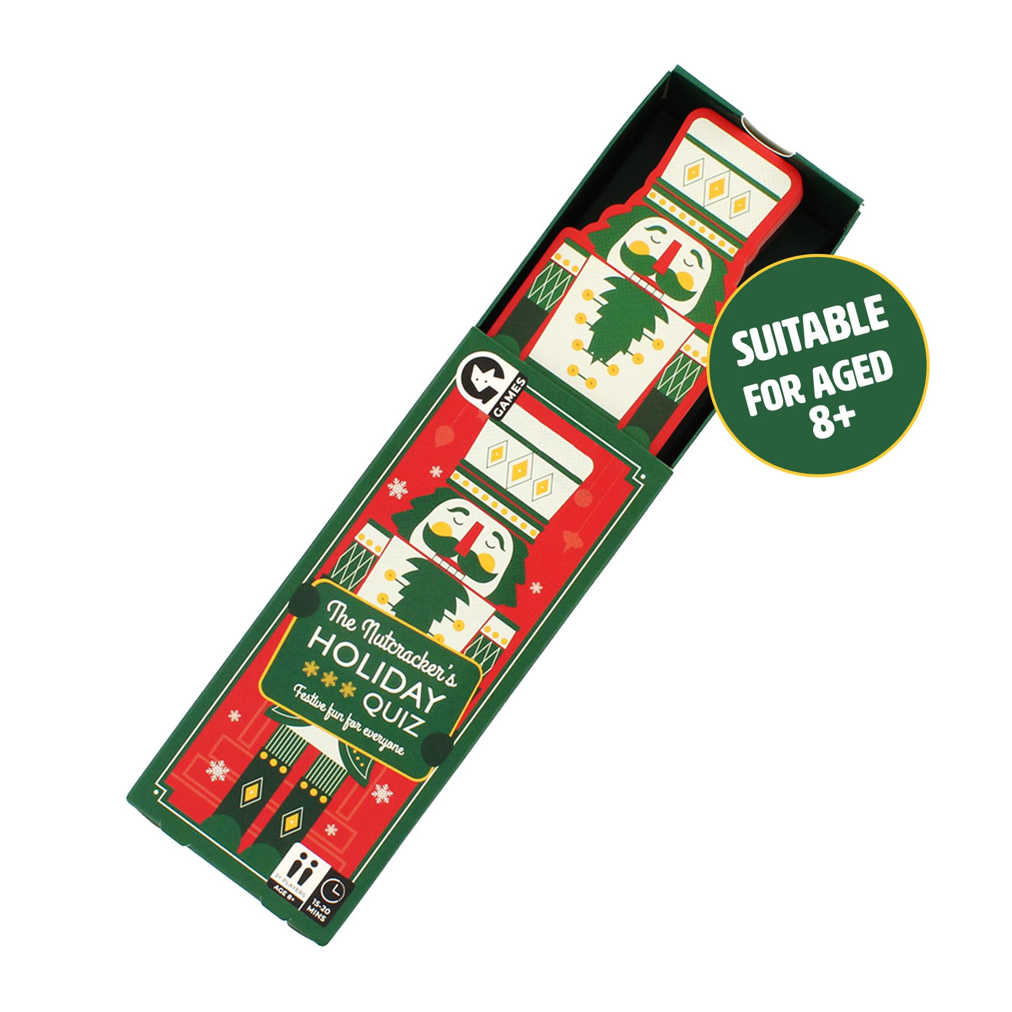 Ginger Fox The Nutcracker’s Holiday Quiz Trivia Card Game | Ages 8+ | 2+ Players | 20-30 Min 2