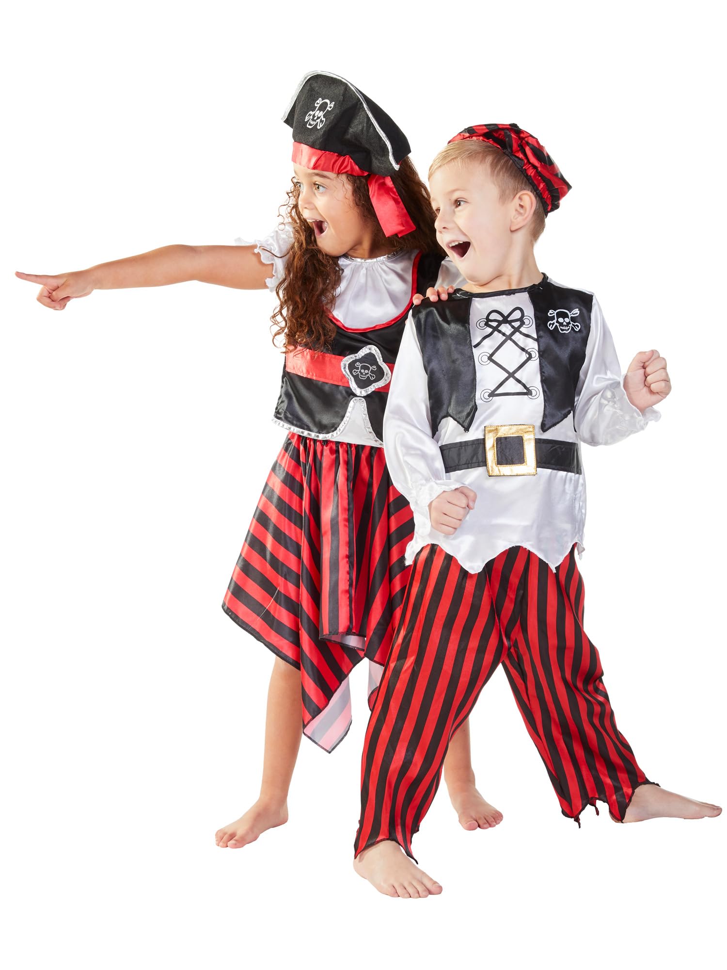 Rubies Official Children's Raggy Pirate Boy - Fancy Dress Costume, 128 cm - 7