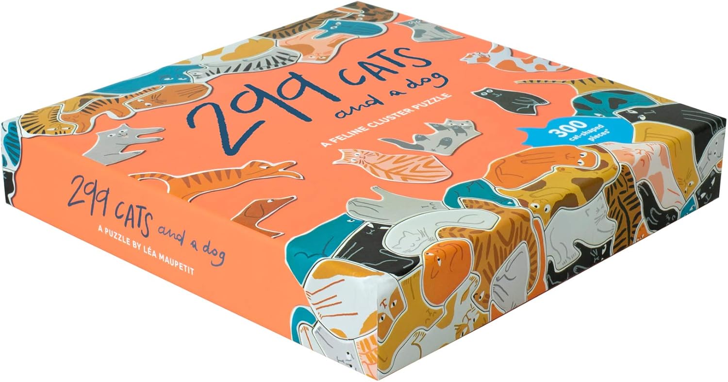 Laurence King Publishing - 299 Cats (and a dog) Feline Cluster Puzzle 3