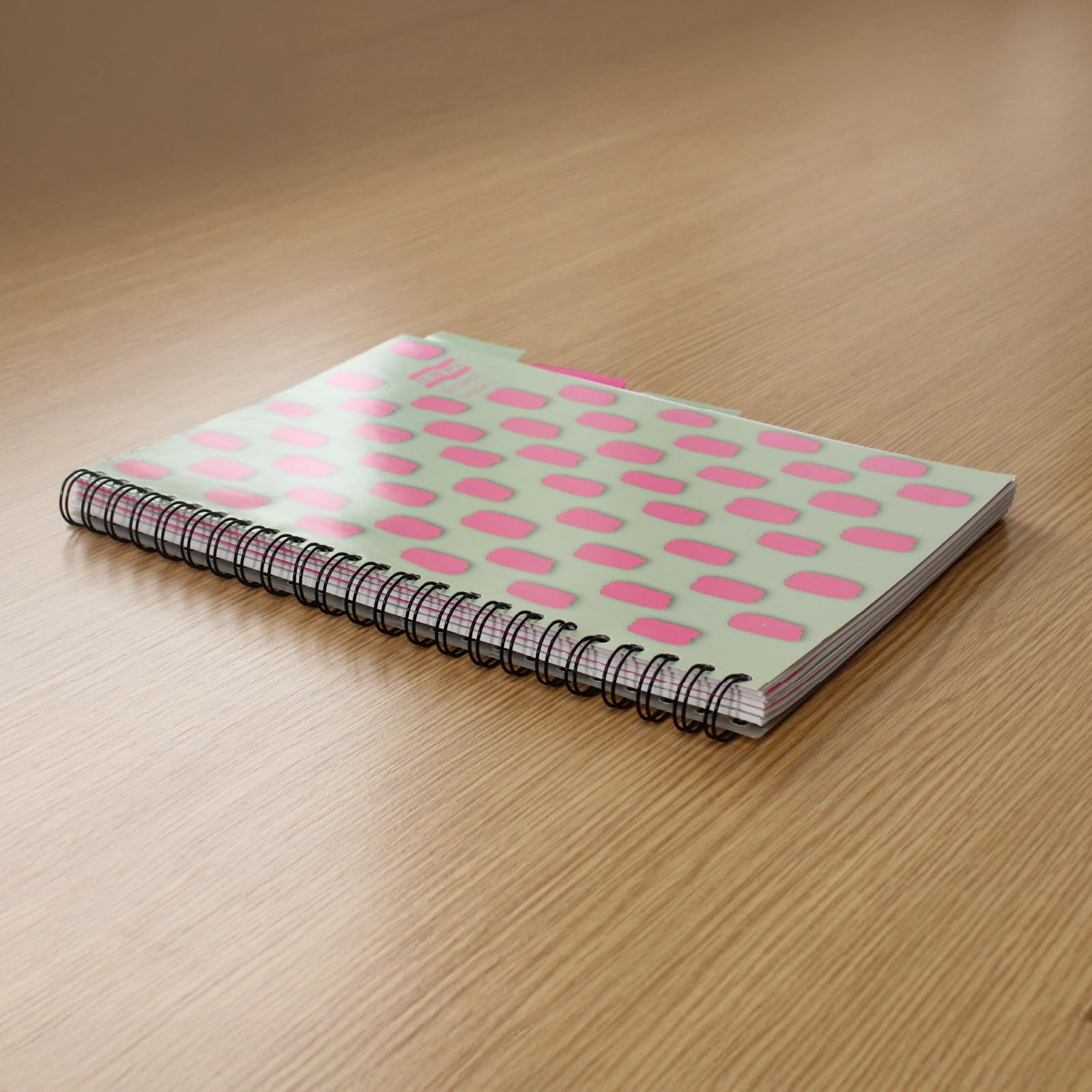 Exacompta Europa Splash Project Book - A4 Lined, 100 Sheets, 5 Moveable PP Dividers, Pink 3