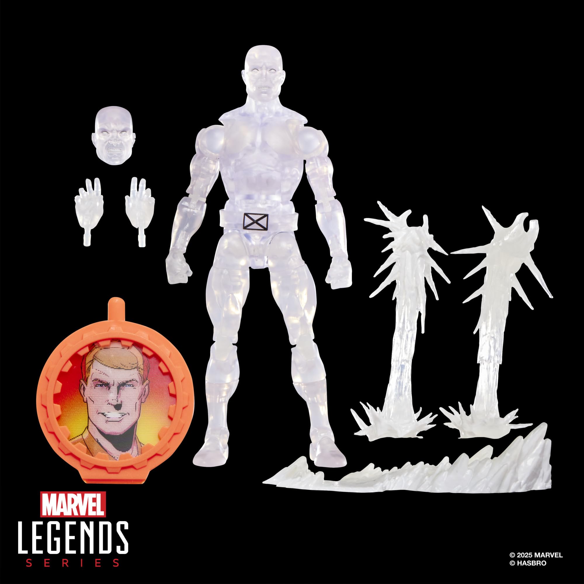 Marvel Legends Series Ice Man Action Figure - 6 Inch | Retro Secret Wars Inspired | Hasbro 2