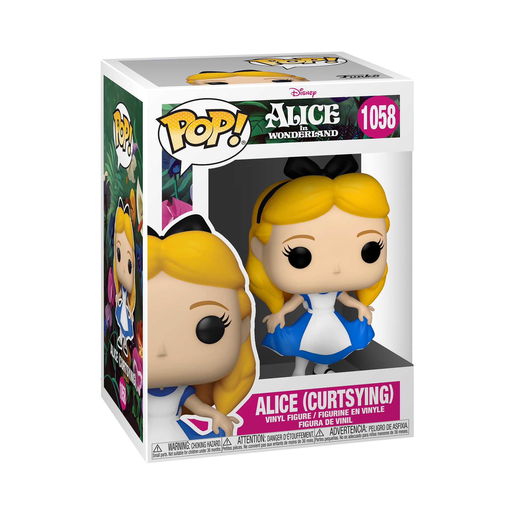 Funko Pop! Disney: Alice 70th – Alice Curtsying Collectable Vinyl Figure | 3.75 Inches 1
